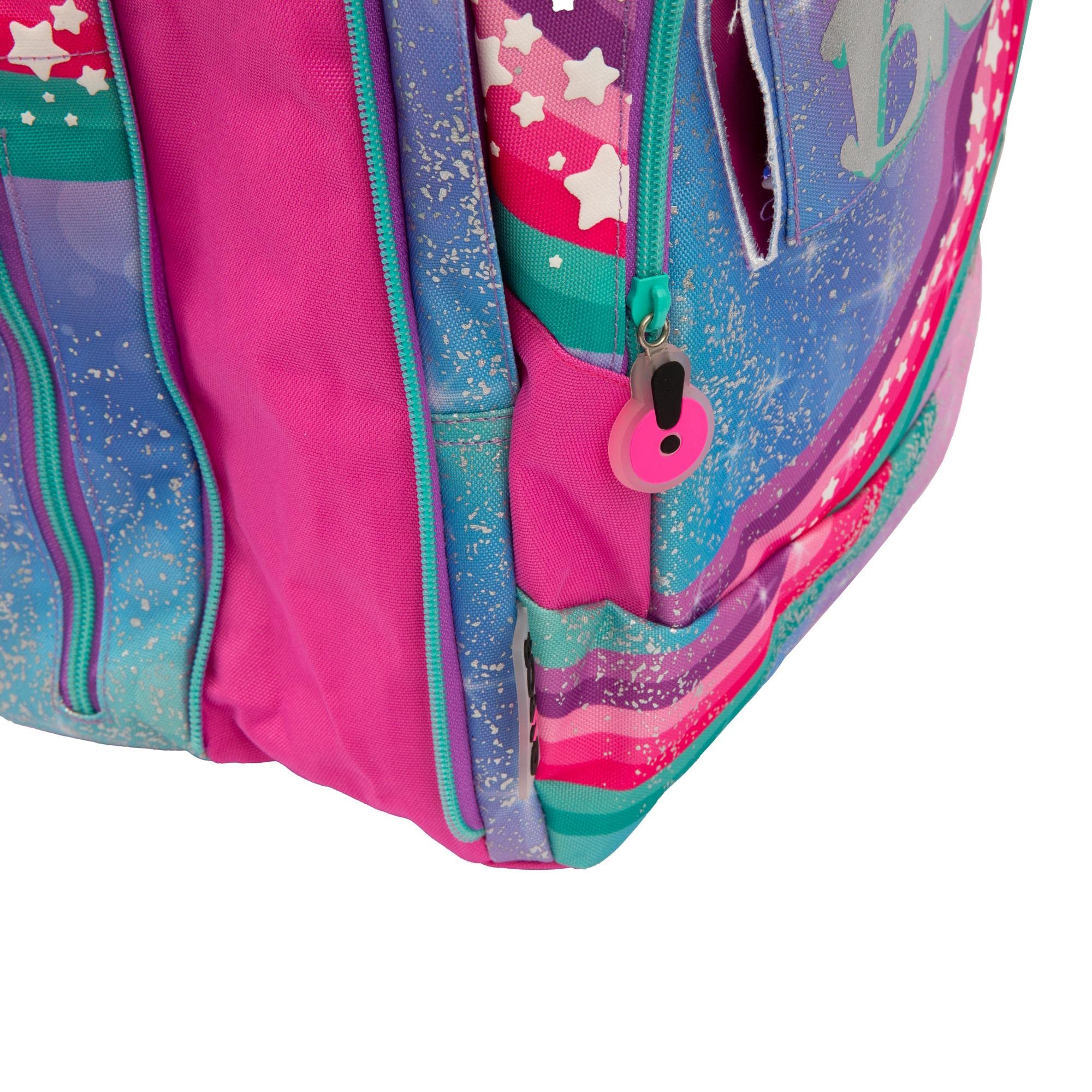 Go Pop - Zaino Estensibile - con 3 Grafiche Frontali Intercambiabili e Pop-Up, 3 Scomparti con cerniera, Schienale e Spallacci Imbottiti, adatto alla scuola primaria, 31 l x43 h x17,5 p cm