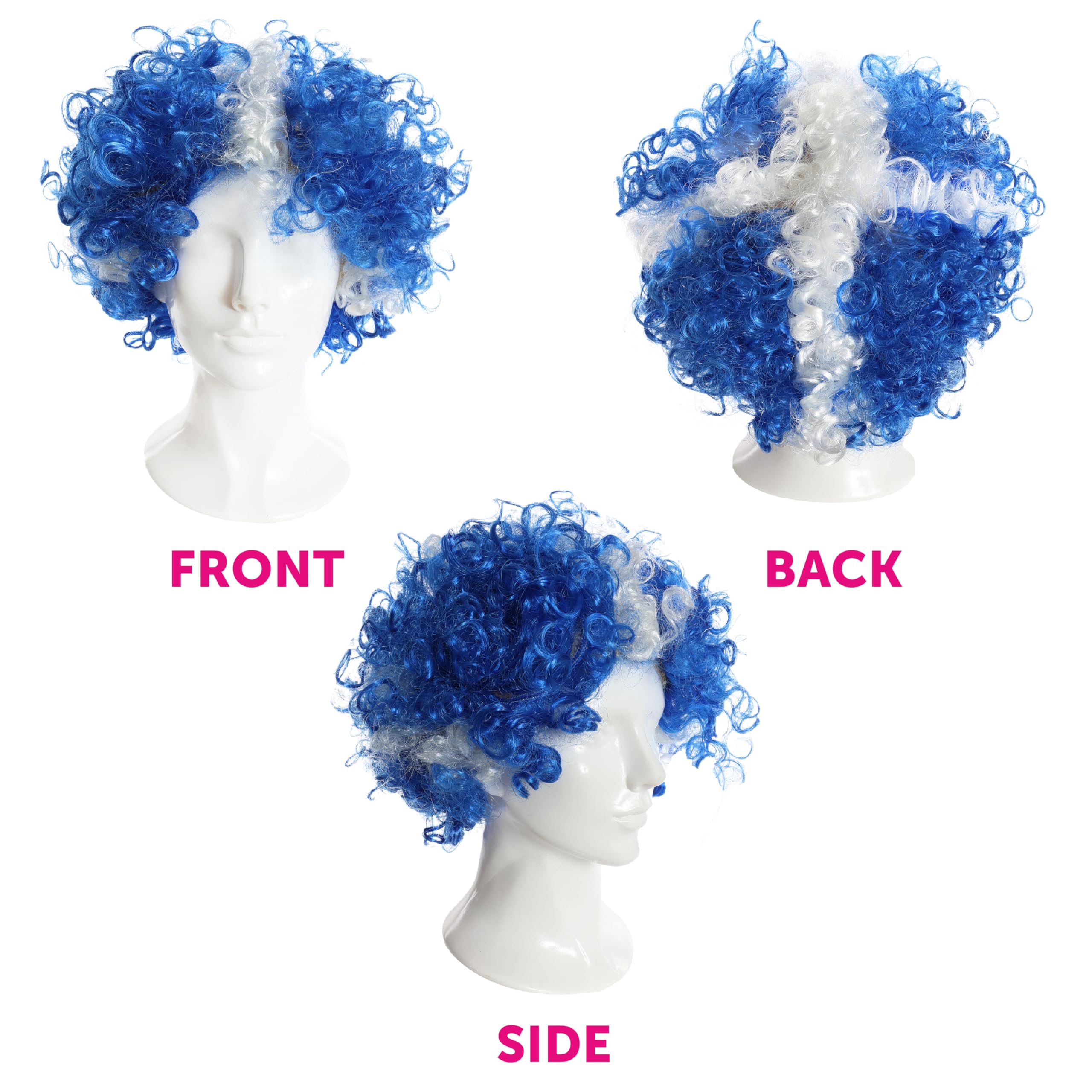 ILOVEFANCYDRESS Afro-Perücke – Unisex, Eine Größe | Für Kostümpartys & Sportevents