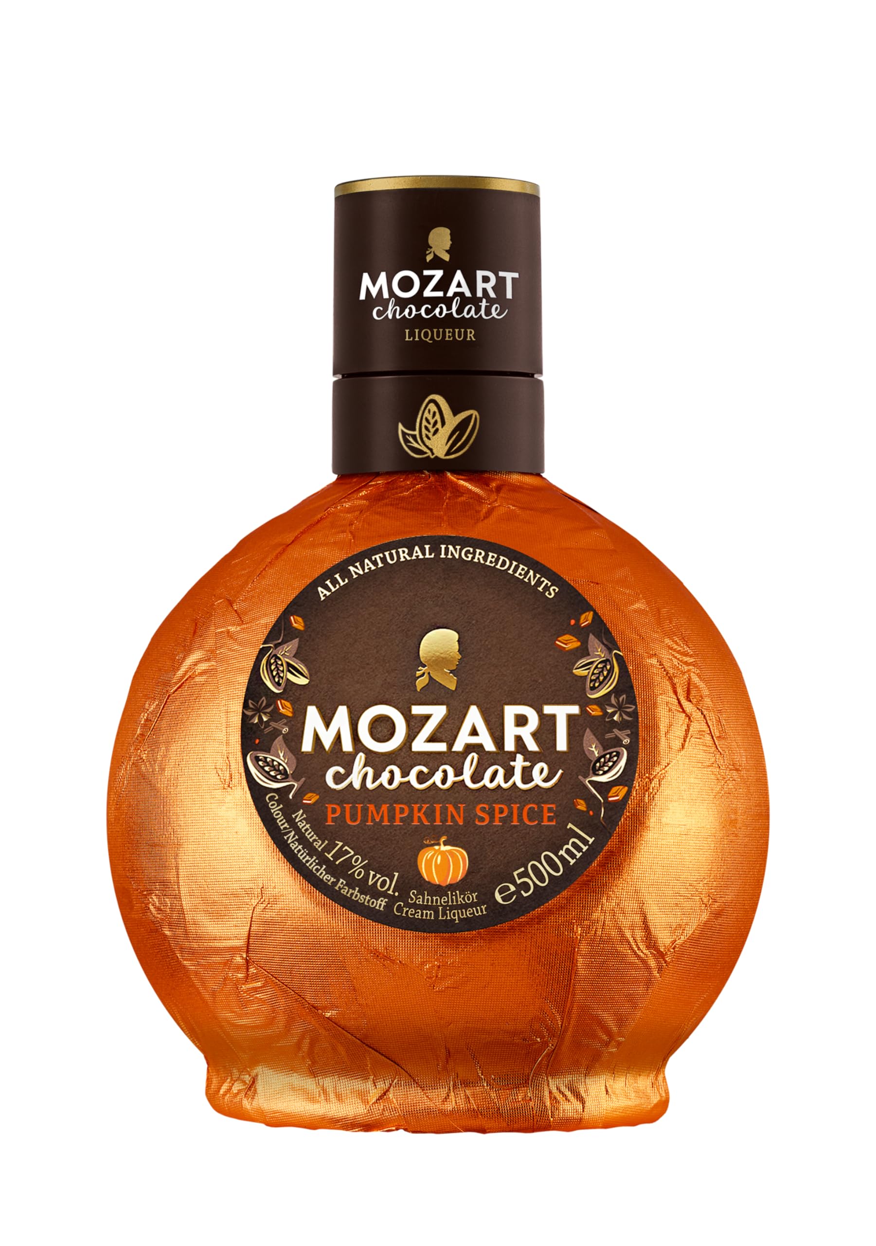 Mozart Pumpkin Spice Chocolate Cream Liqueur, 50 cl