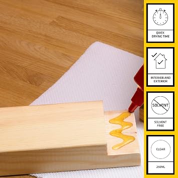Everbuild 502 All Purpose Weatherproof Wood Adhesive Suitable for Typical Wood Bonding Applications 250 ml