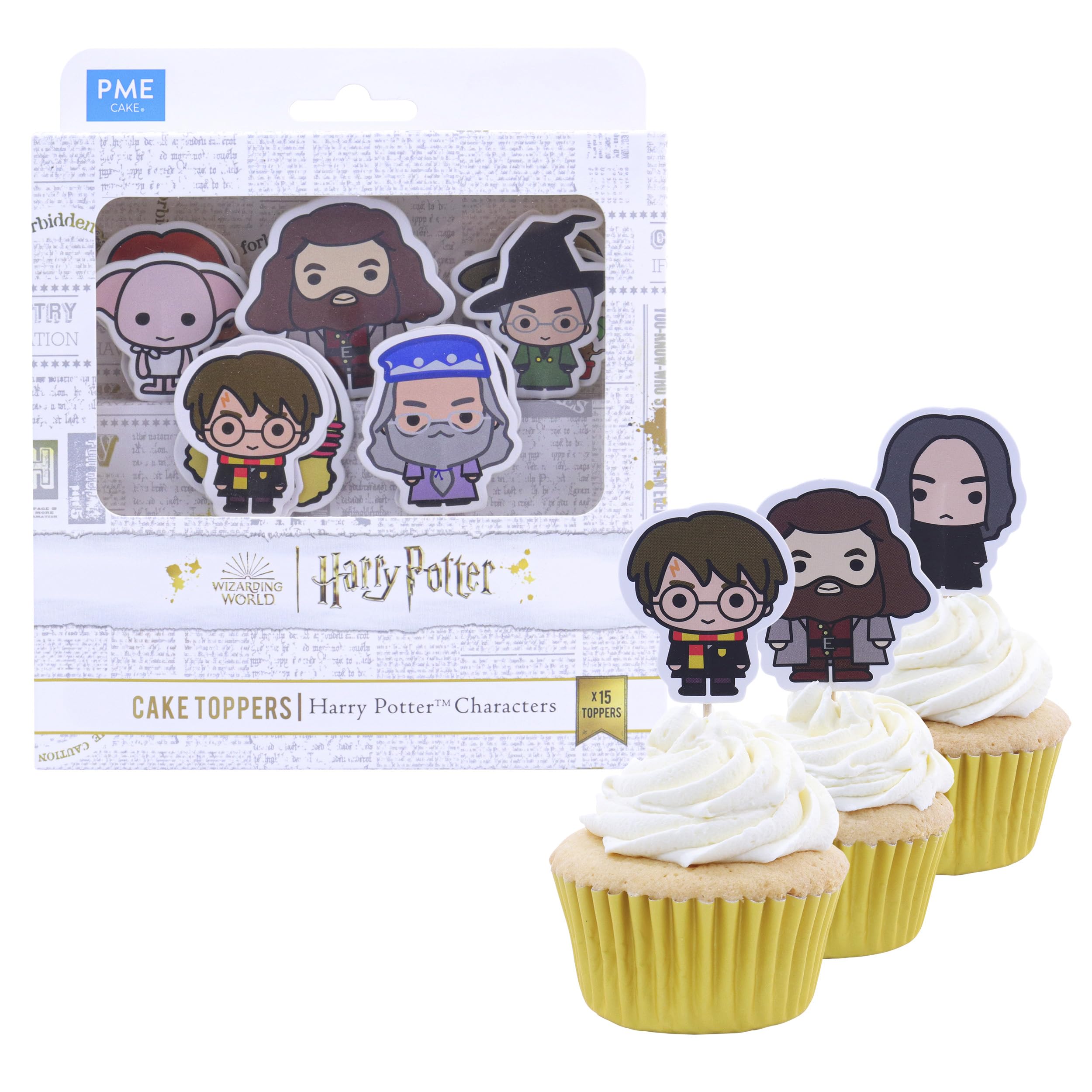 PME Harry Potter Cake Toppers, Pack of 15, The Good Characters