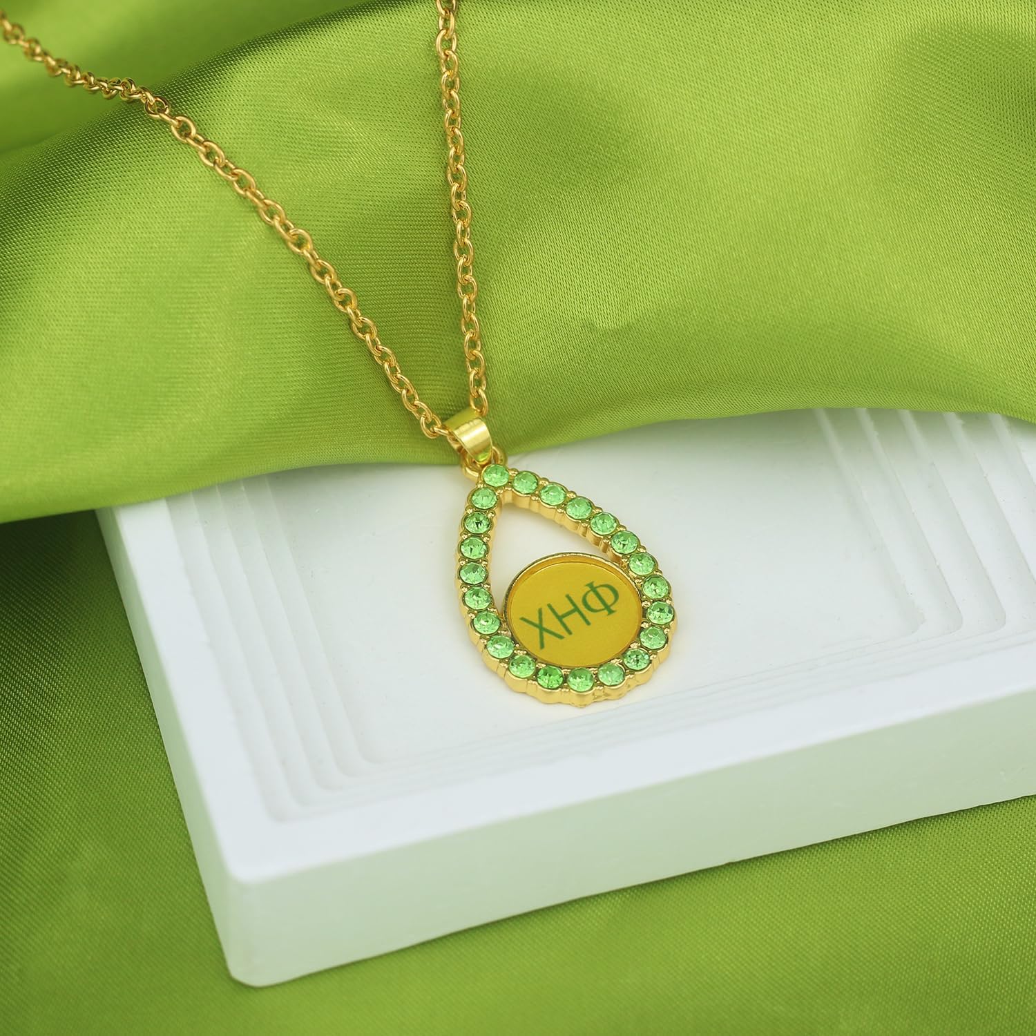 Keeblon Rhinestone Chii Etaa Necklace for Women 1932 CEta Gift Greek Sorority Gift Paraphernalia Jewelry for Soror Sisterhood Sister - Image 4