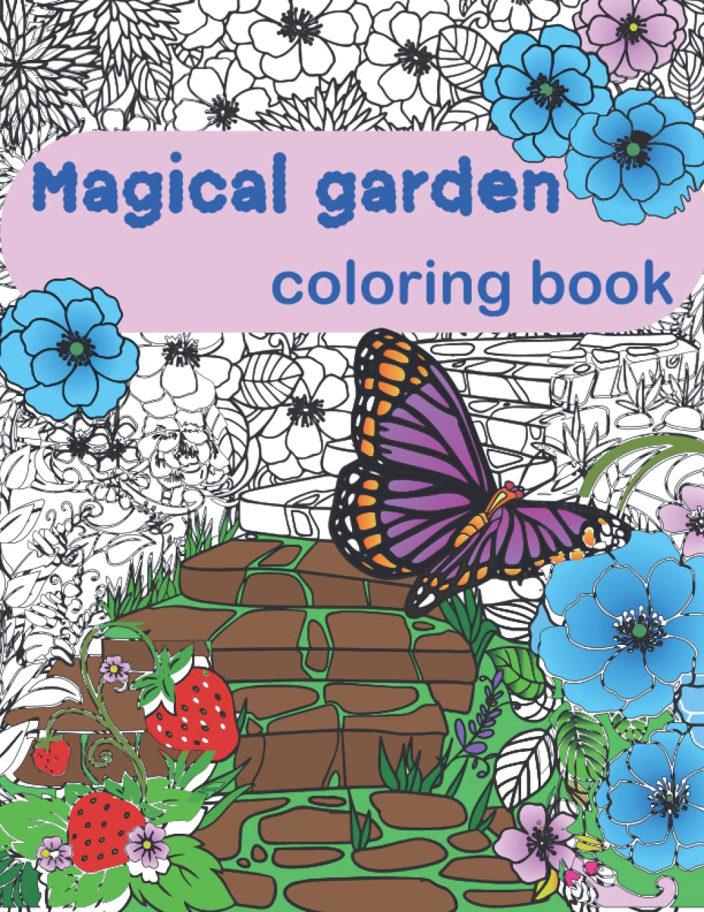 Buy Magical Garden Coloring Book: Inspiring Gardens to Color | anti ...