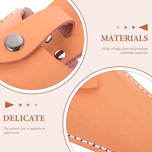 Miniatura 6 de WOFASHPURET Riñonera para cinturón para tijeras, bolsa de almacenamiento para tijeras, funda para podadora, podadora de mano