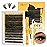 QUEWEL Lash Clusters Kit, 320Pcs 100D Lash Cluster Eyelash Extensions Mix 12-18mm 3D Eyelash Clusters with Lash Bond and Seal and Lashes Tweezers Easily Create 3D Lashes Clusters at Home(100D Kit)