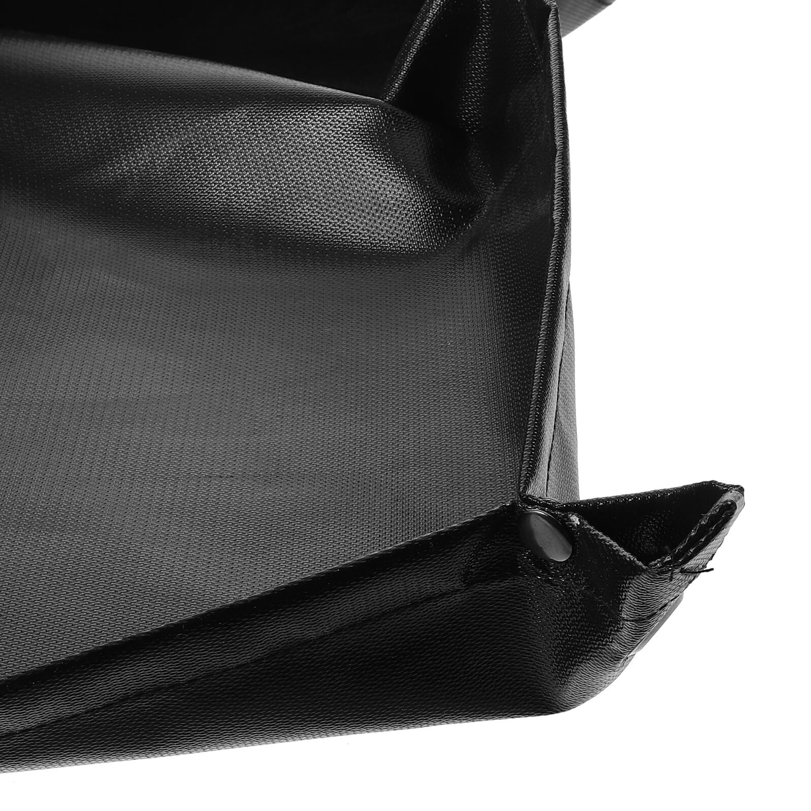 Alfombrilla para Parrilla Exterior de Silicona Negra Resistente al Calor | Doble Cara, 71x71cm, para Camping y Uso al Aire Libre, Apta para Camp Cookers y Superficies de Madera