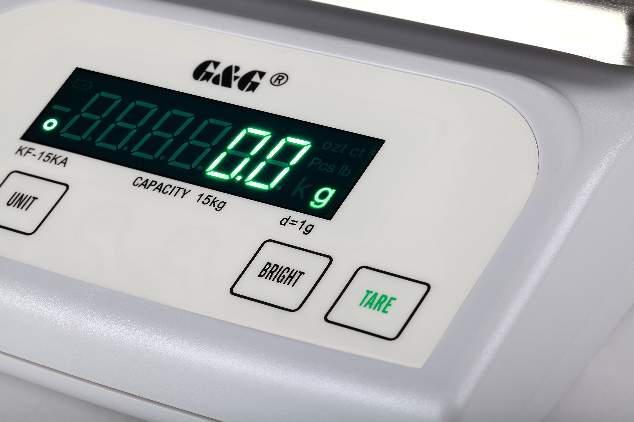 G&G KF-15KA Präzisionswaage 15kg/1g LED Tischwaage