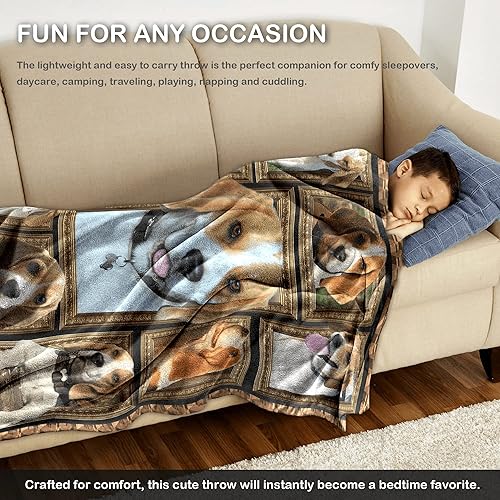 Miniatura 9 de Schnauzer - Manta para niños y niñas, regalos Schnauzer para niños y niñas, manta suave y mullida para sofá, regalo de felpa con estampado Schnauzer