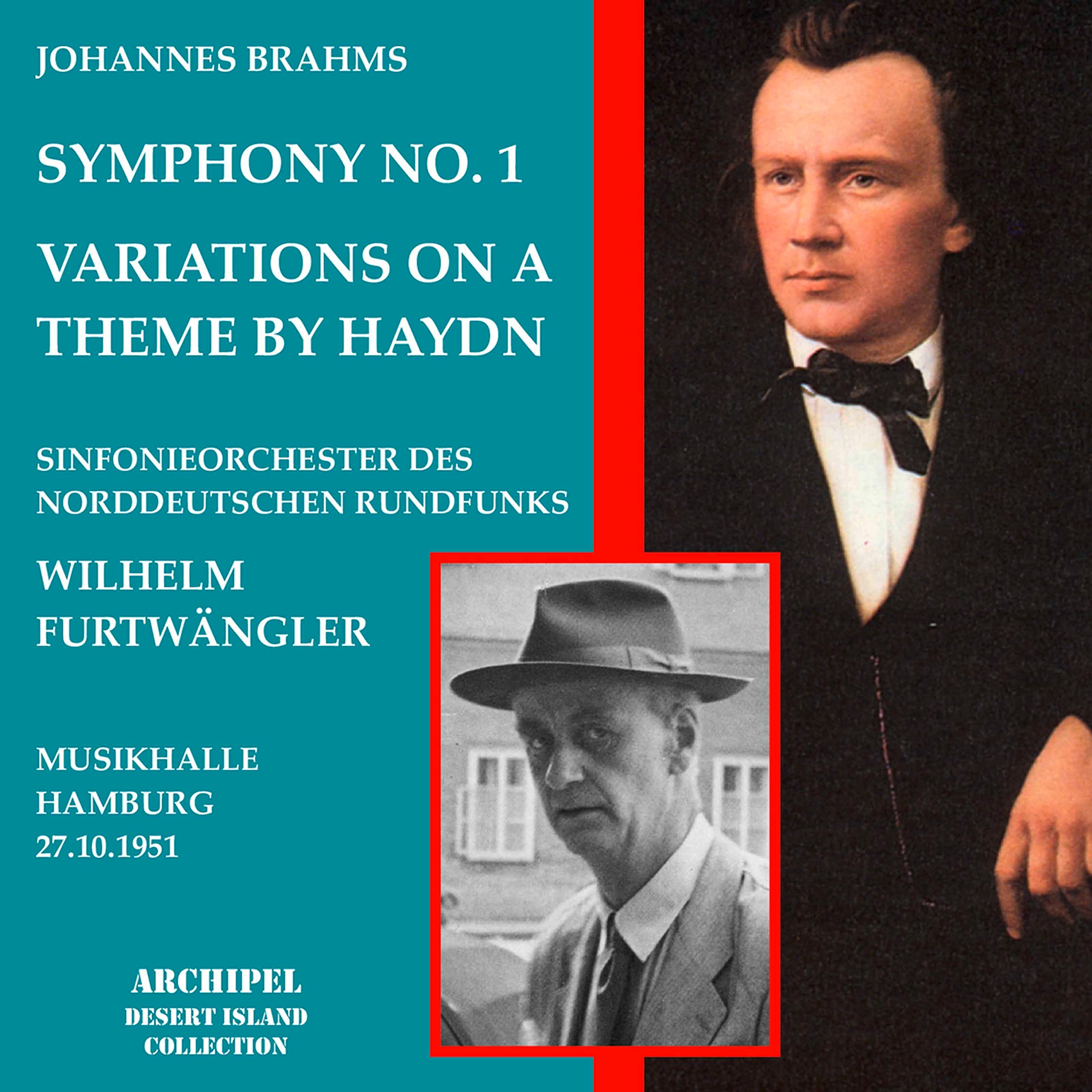 BRAHMS - SYMPHONY NO 1 - FURTWANGLER - MUSIKHALLE - HAMBURG - 1951 - ARCHIPEL