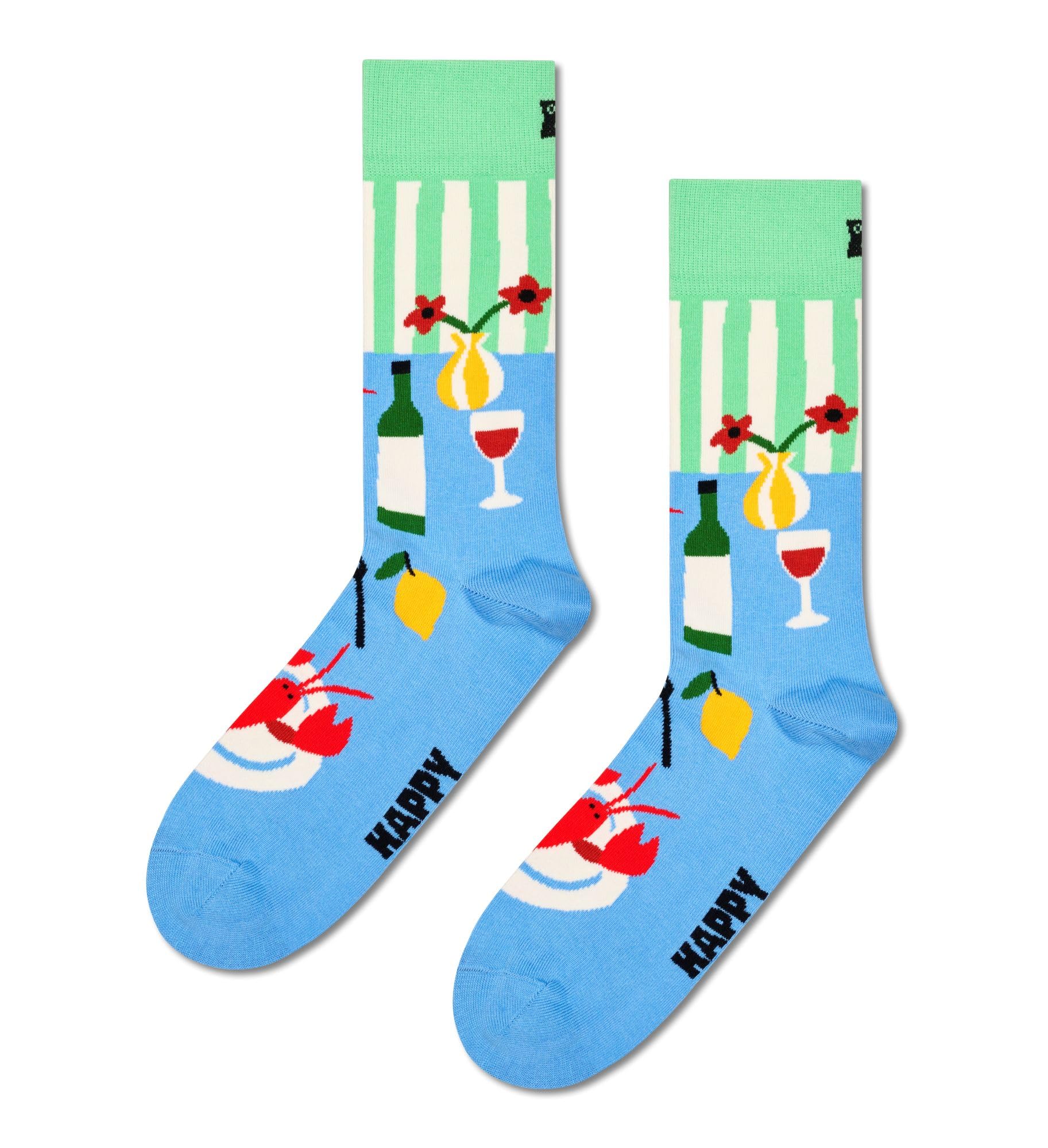 Happy Socks P002571 Dinner Sock, multicoloured, 36-40