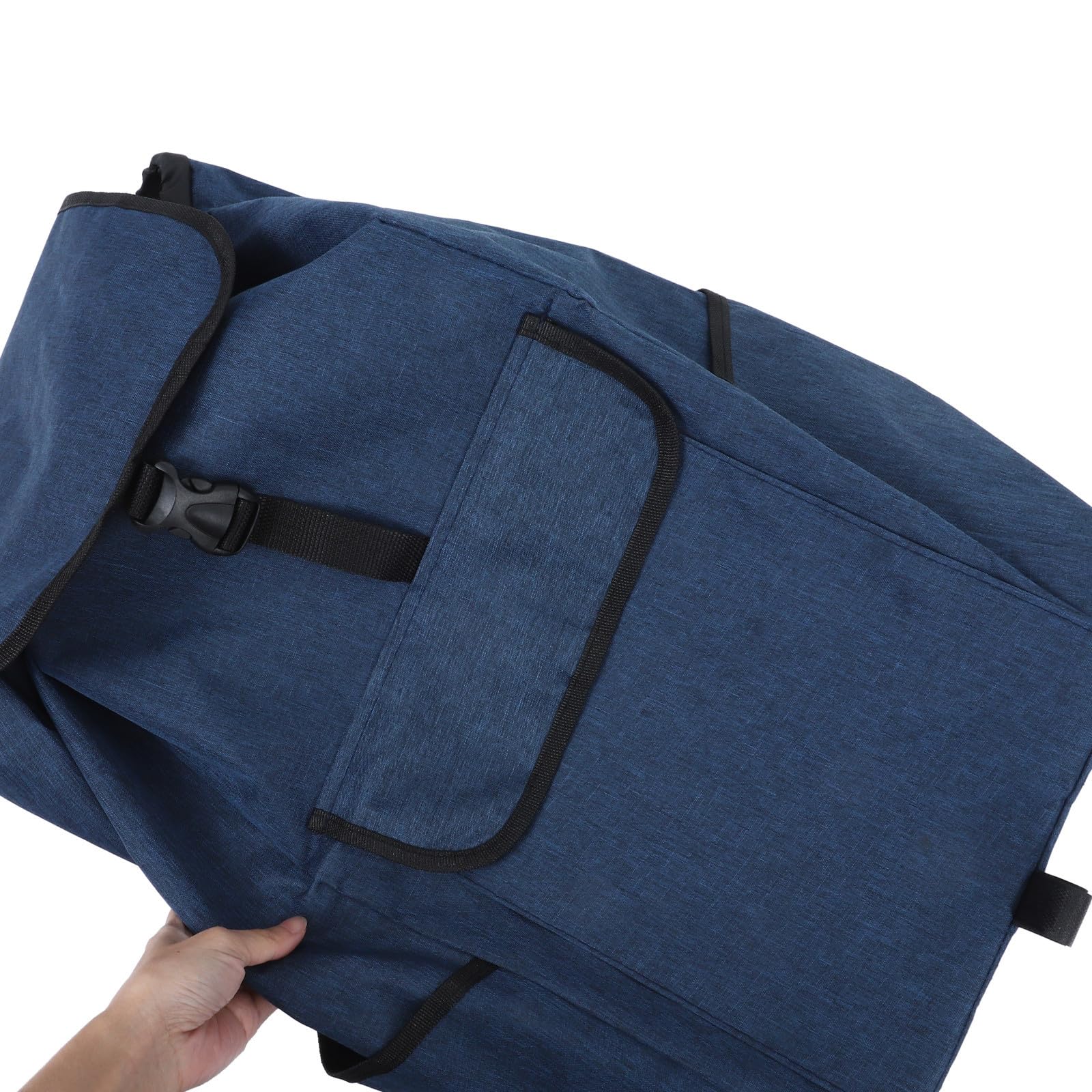 Bolsa de Reemplazo y Diseño Plegable con Bolsillos Laterales Azul de Tela Oxford para Carrito de para Uso Cotidiano y