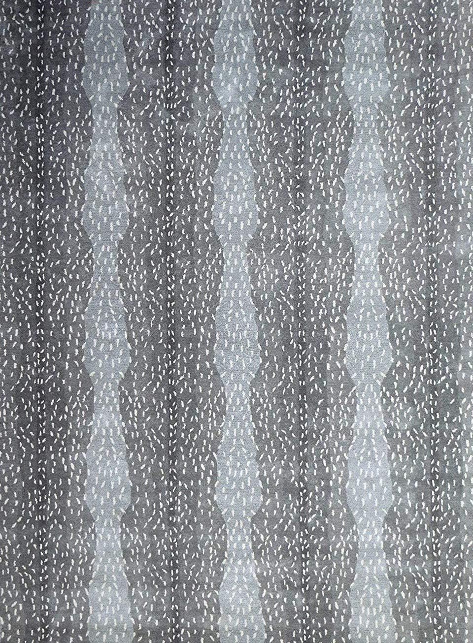 Antelope Wool Rug Beige Gray Contemporary Oriental Woolen Hand Tufted (3' x 5', Antelope Beige)