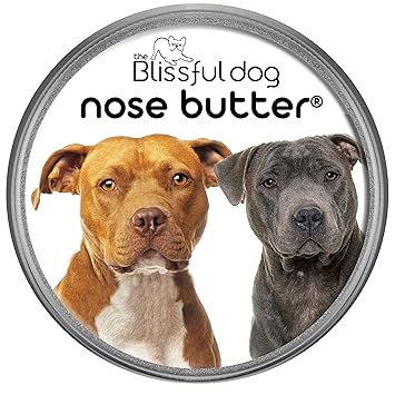 The Blissful Dog American Staffordshire Terrier Unscented Nose Butter, 4 oz Tin