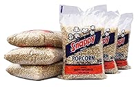 Vista 10 de Granos de palomitas de maíz blanco Snappy para reventar con máquina de palomitas de maíz, popper de aire o estufa, 2 libras.
