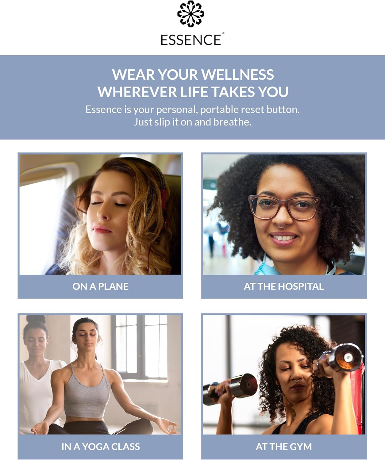 Essence Wearable Aromatherapy Nasal Diffuser – Energy Blend Essential Oil Nose Ring – Personal Scent Clip for Travel, Work & Everyday Use – Made in USA (3 Pack) - Image 5