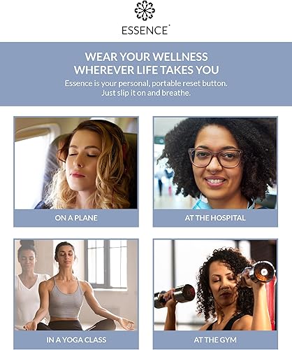 Vista 59 de Essence - Difusor nasal de aromaterapia portátil, alivio de alergias, anillo de nariz de aceite esencial, clip de aroma personal para viajes