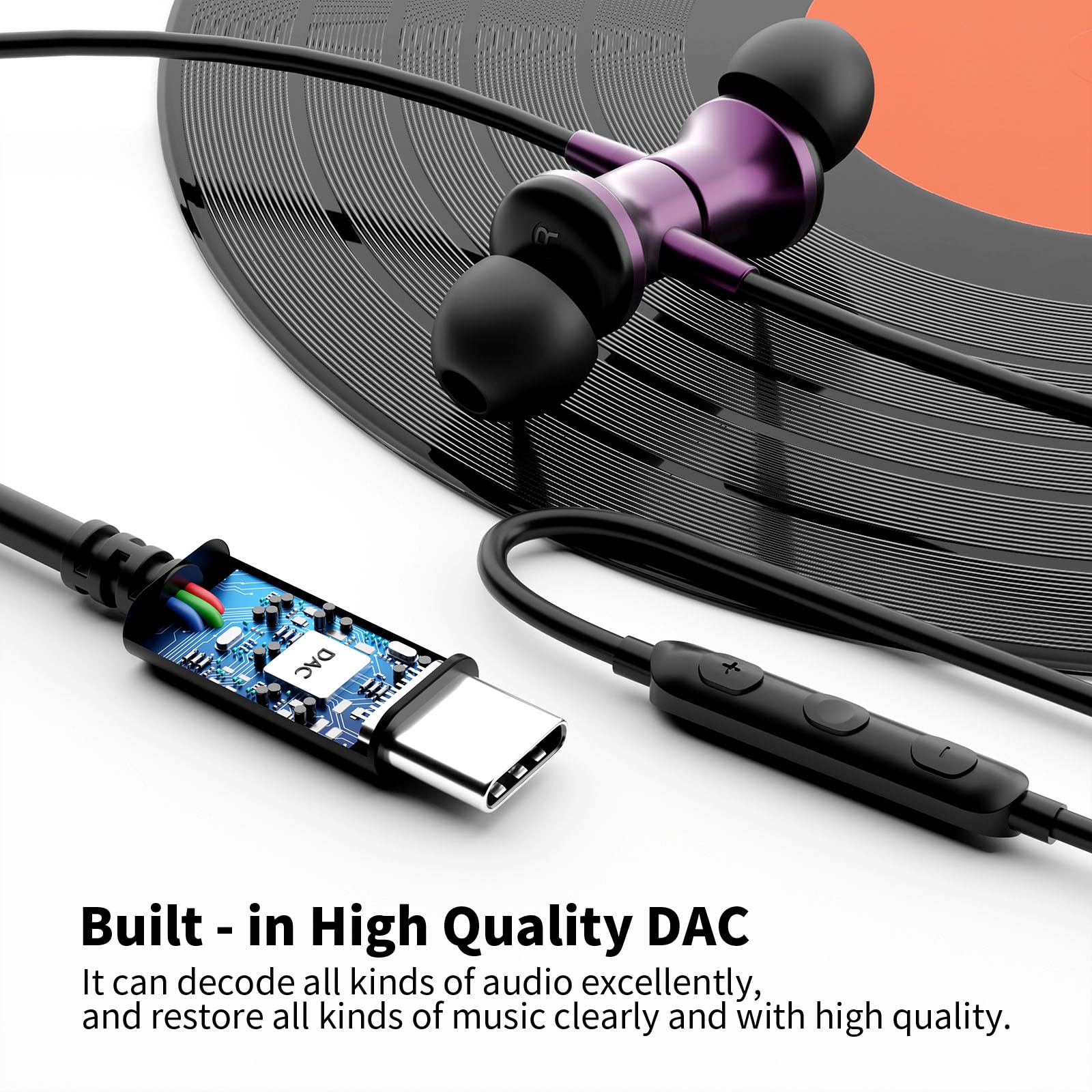 Amazon.co.jp: USB C 有線イヤホン iPhone 16e 16 15 Plus Samsung Z 