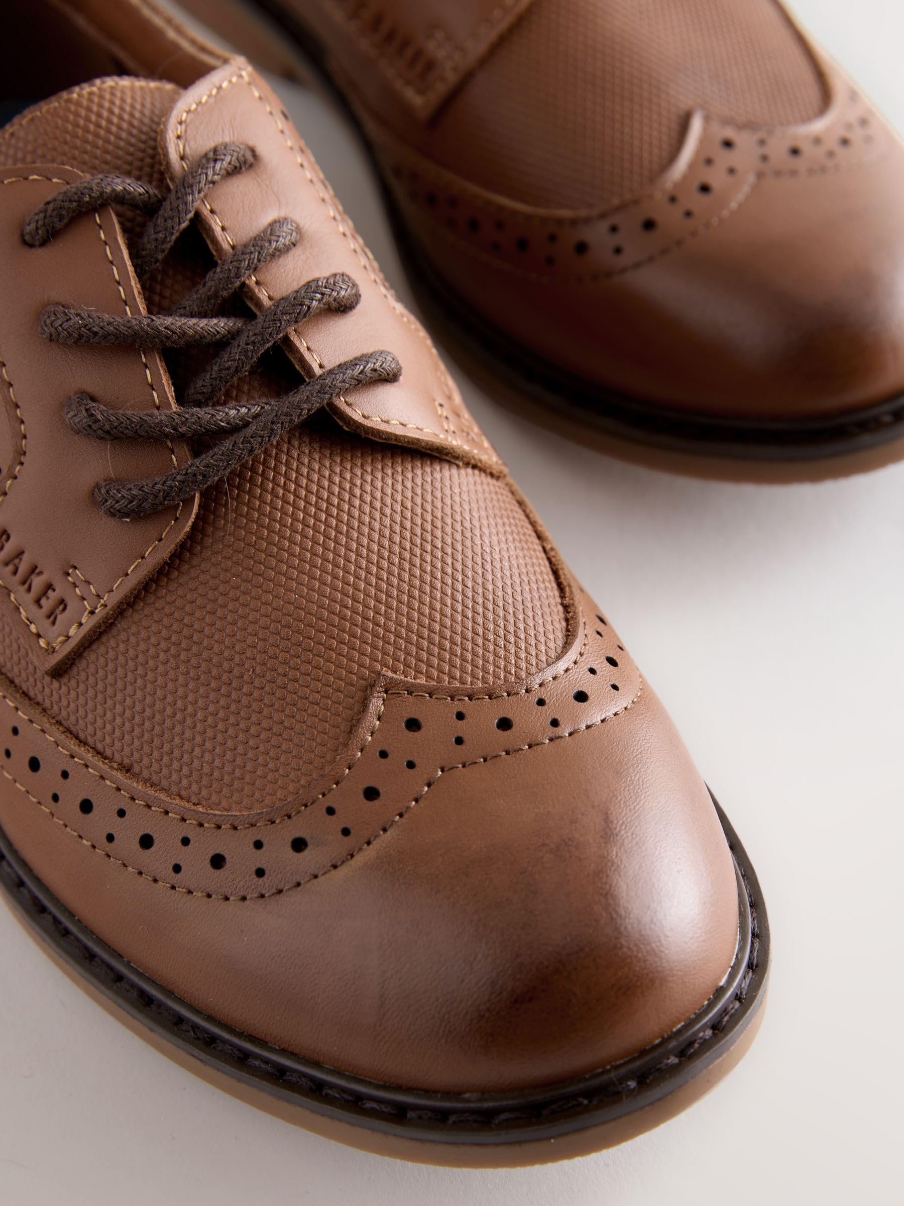 Ragazzo Scarpe Brogue in Pelle Eleganti