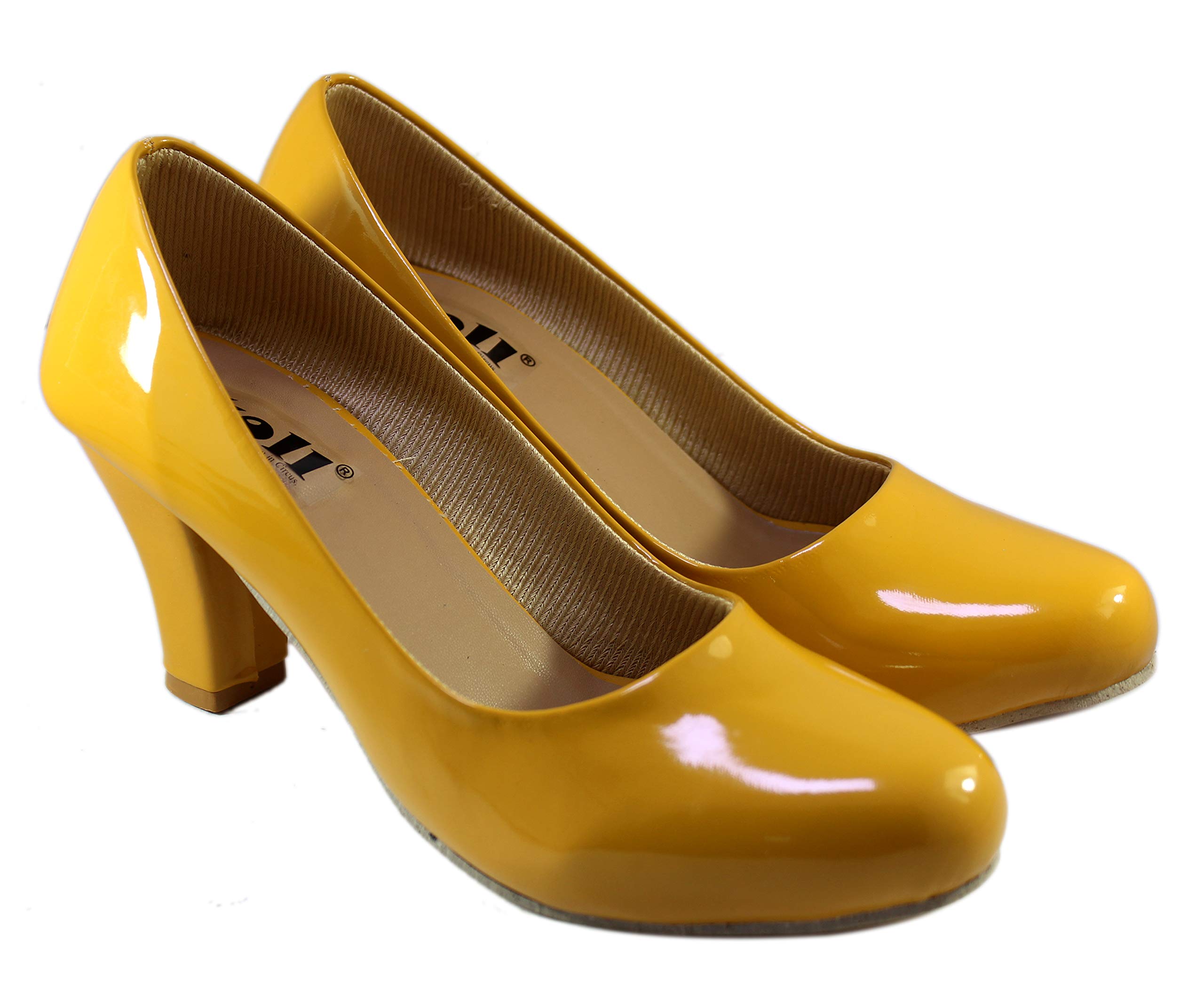 SKOLL Womens Yellow Fashion Block Heels Bellies 41 (B08TTG4F82) Amazon Price History, Amazon Price Tracker