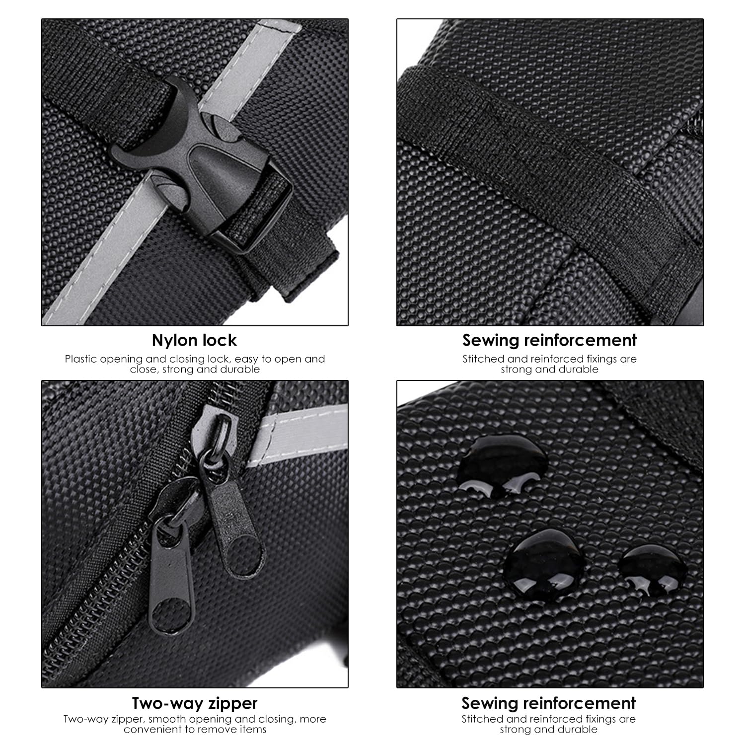1 Borsa Per Bicicletta, 1 Borsa Per Telefono Sportivo, Borsa Da Sella Per Bicicletta, Custodia Per Bicicletta, Accessori Per Bicicletta