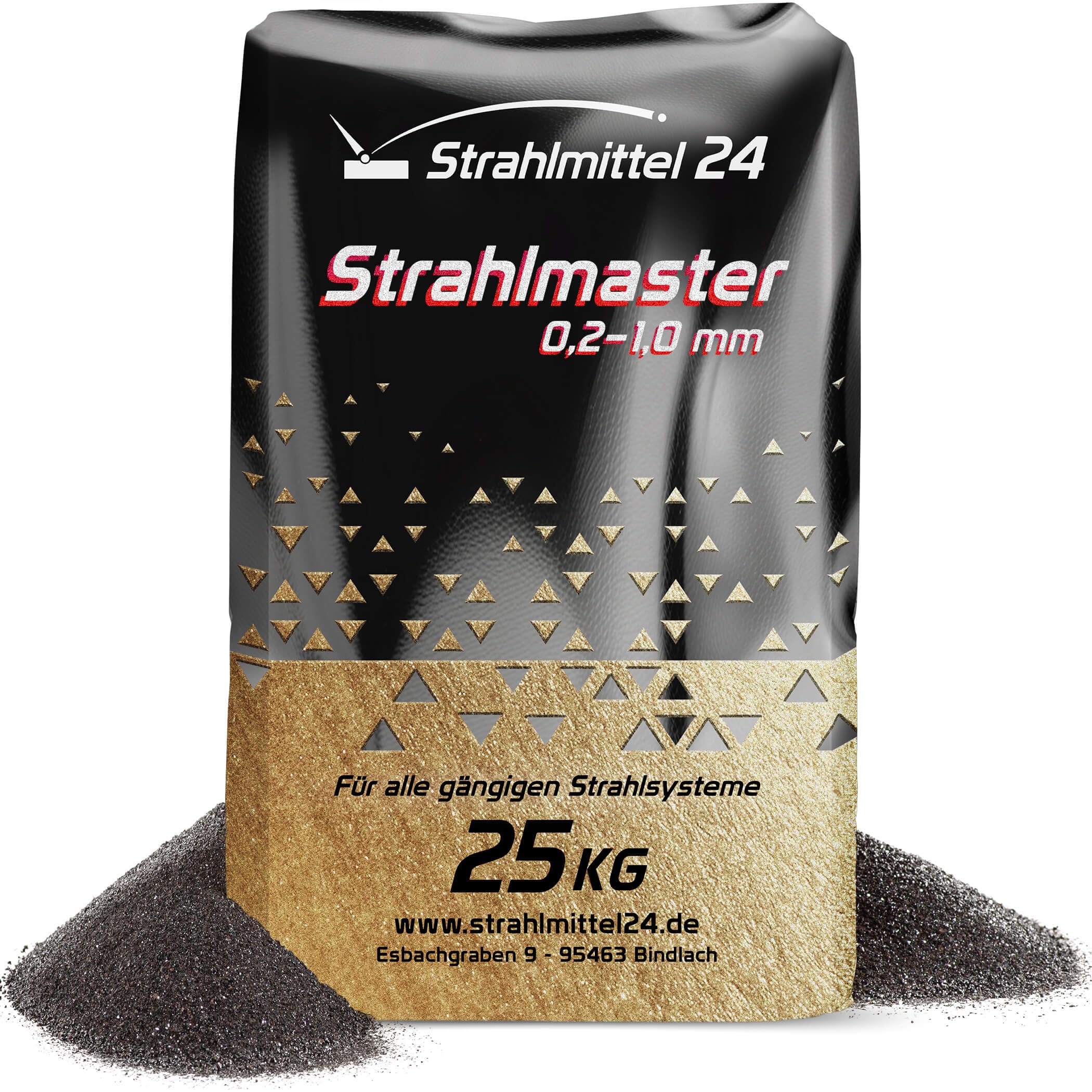Samore 25 kg Strahlmittel Strahlmaster 0,2-1,0 mm