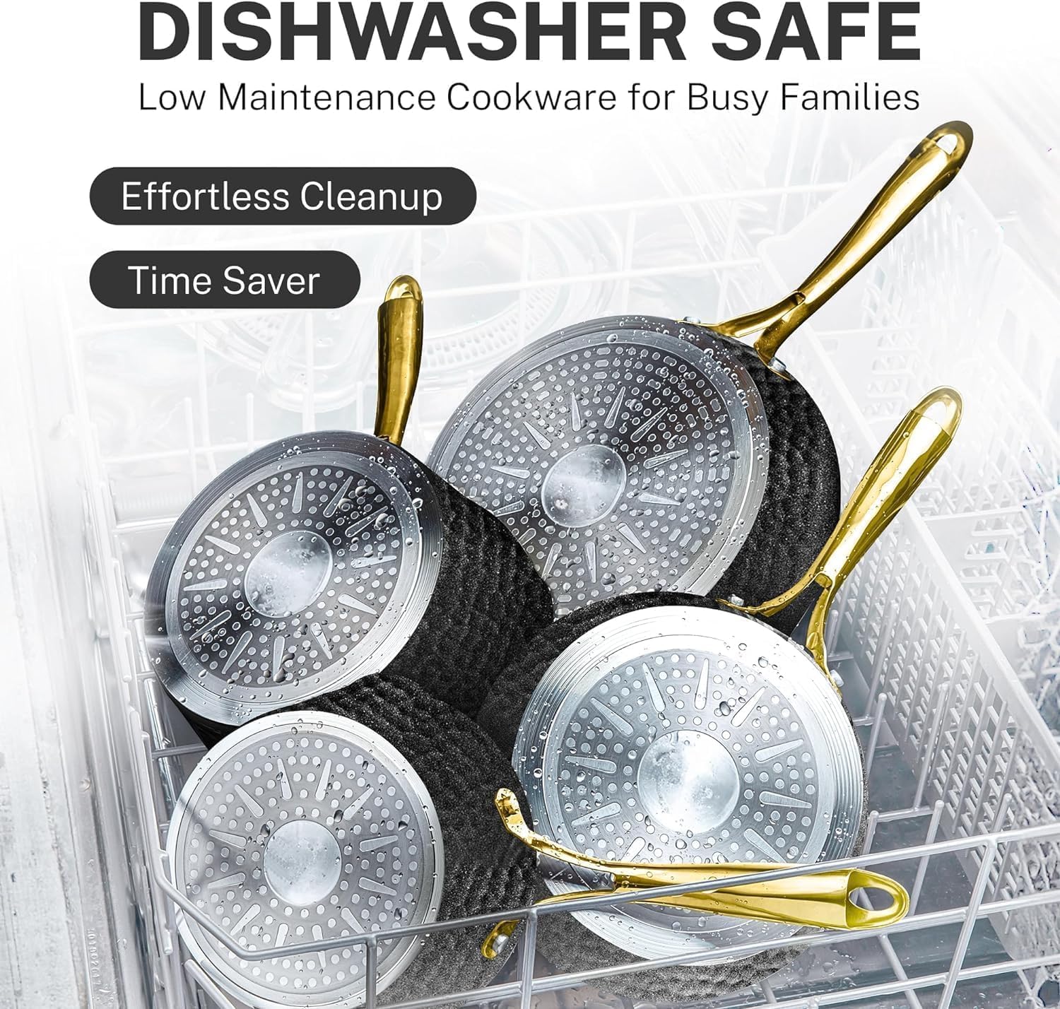 Granitestone Pan in Dishwasher for Easy Cleanup