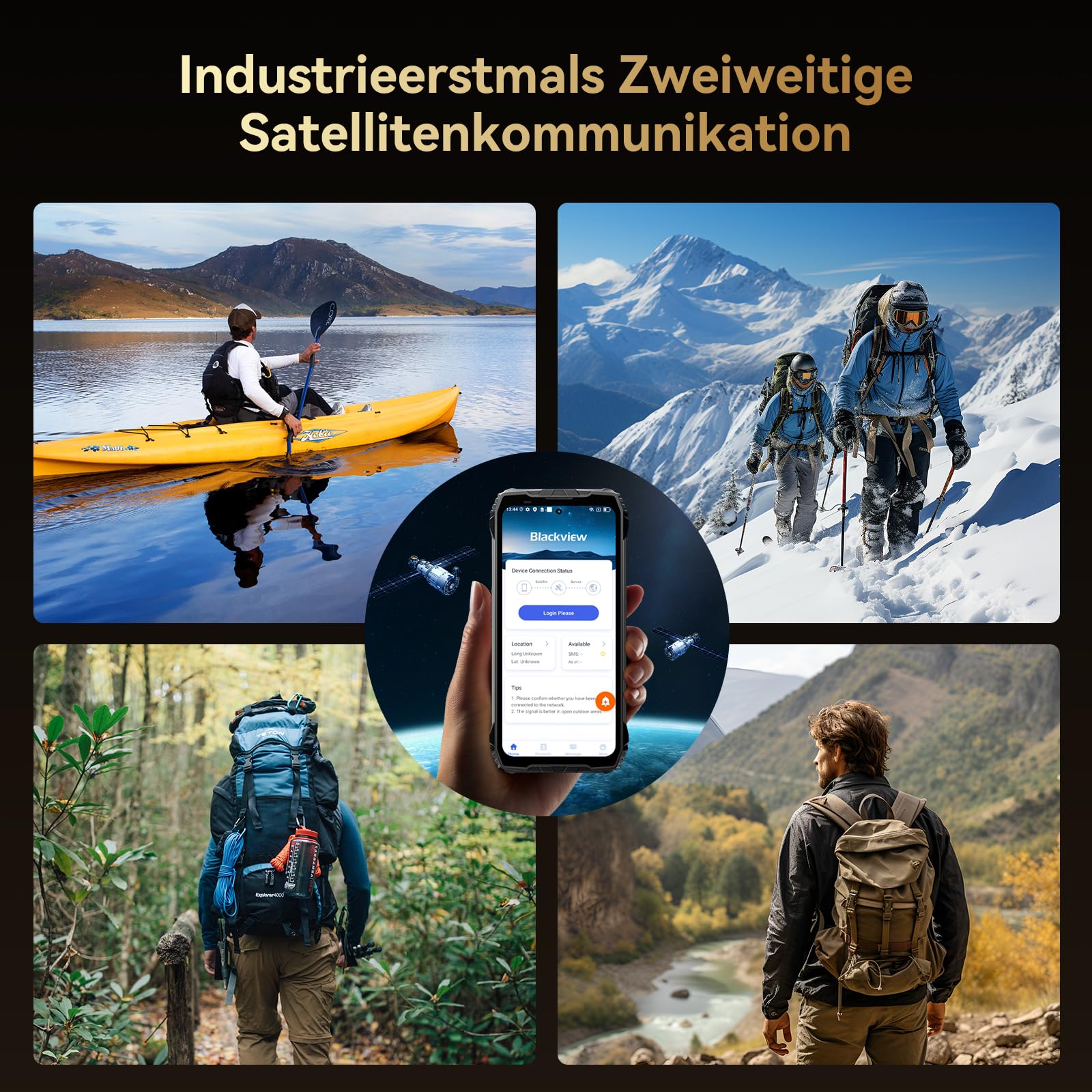 Blackview Xplore 2 Satellite Outdoor Handy Ohne Vertrag – Bild 3