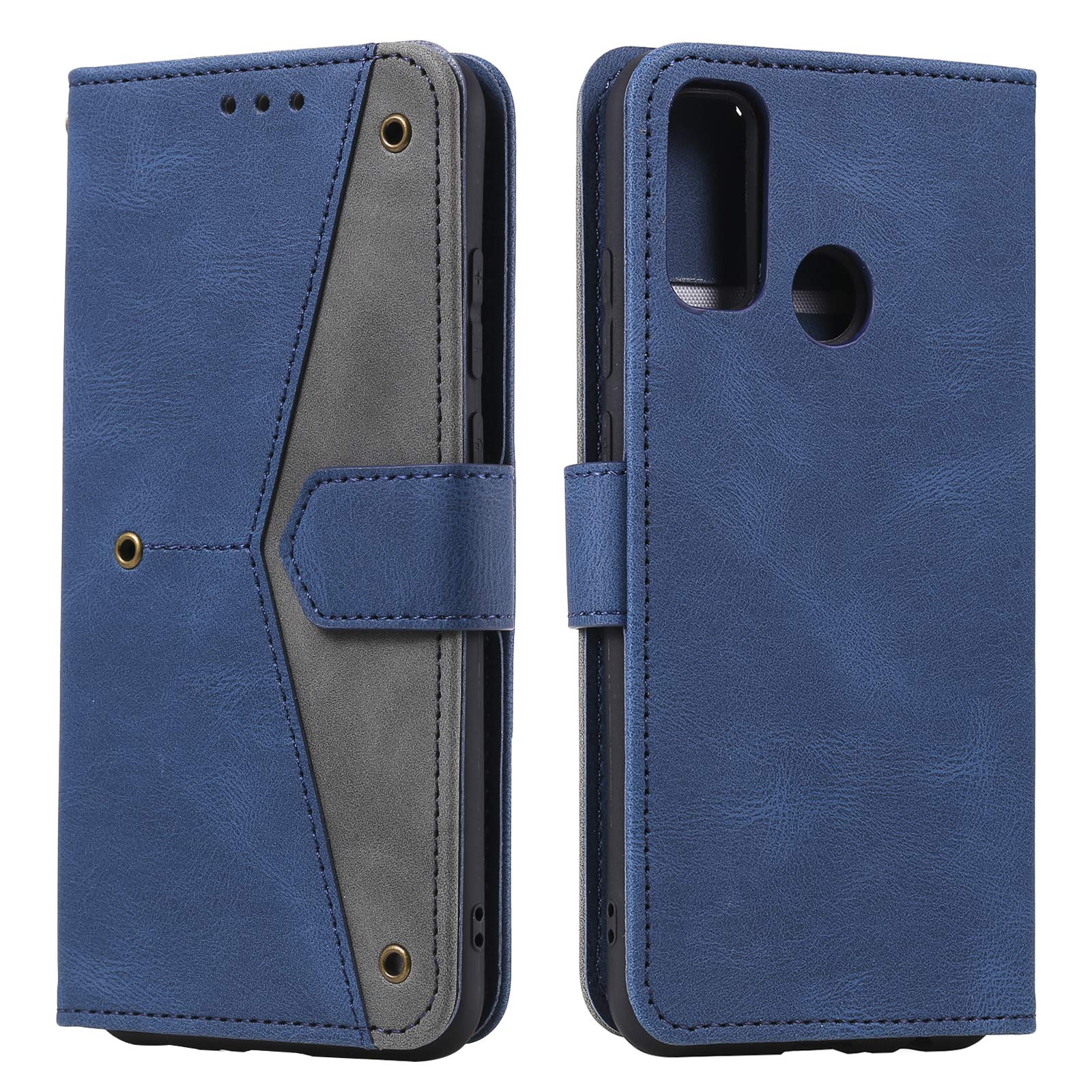 HOUSIM Phone Case for Nokia with Card Holder Stand Leather Flip Cover  Shockproof Protective Case Wallet for Nokia HOHHA180316 Blue
