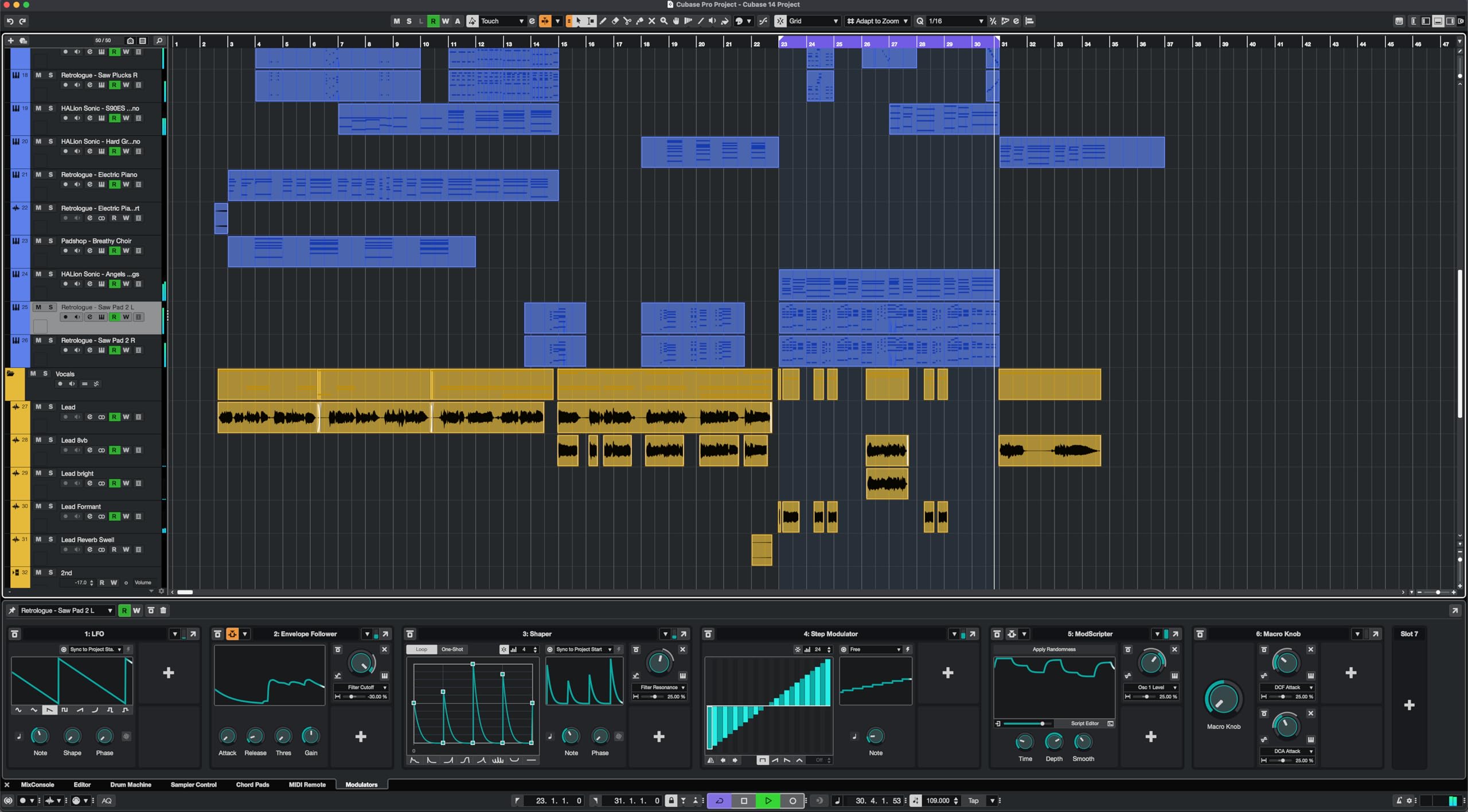 Steinberg Cubase Pro 14 Audio-MIDI-Sequenzer, Recording Software für Studioanwendungen oder Home Recording | 1 Gerät | 1 Benutzer | Aktivierungscode per Email