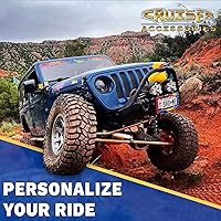 Vista 6 de Cruiser Accessories Marco de matrícula Chevrolet, negro mate/cromo (con tapas de sujetadores)