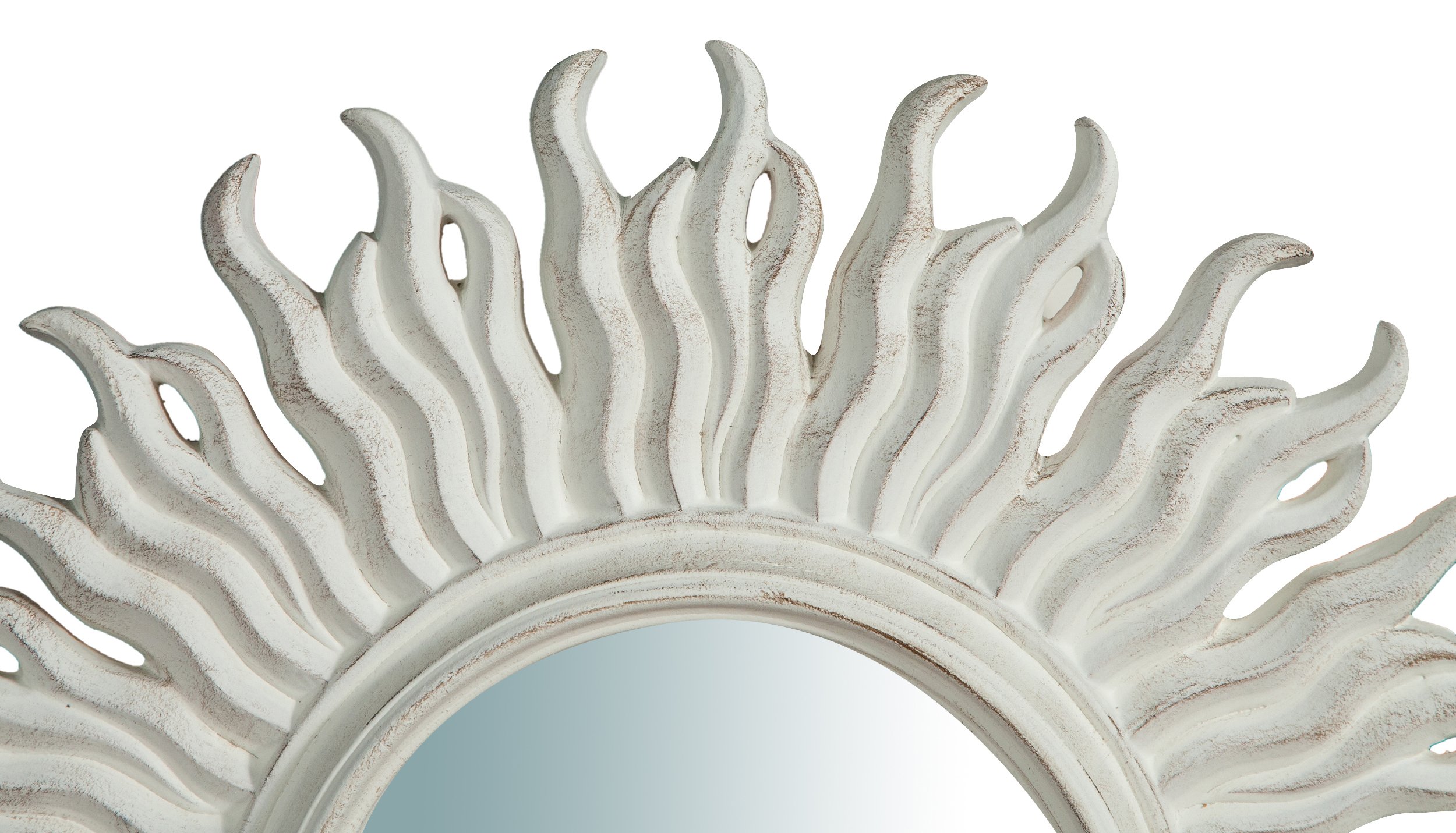 Biscottini Specchio Ingresso Cornice Barocco 46x46 cm Made in Italy | Specchi Decorativi da Parete | Specchio Barocco | Specchio Antico