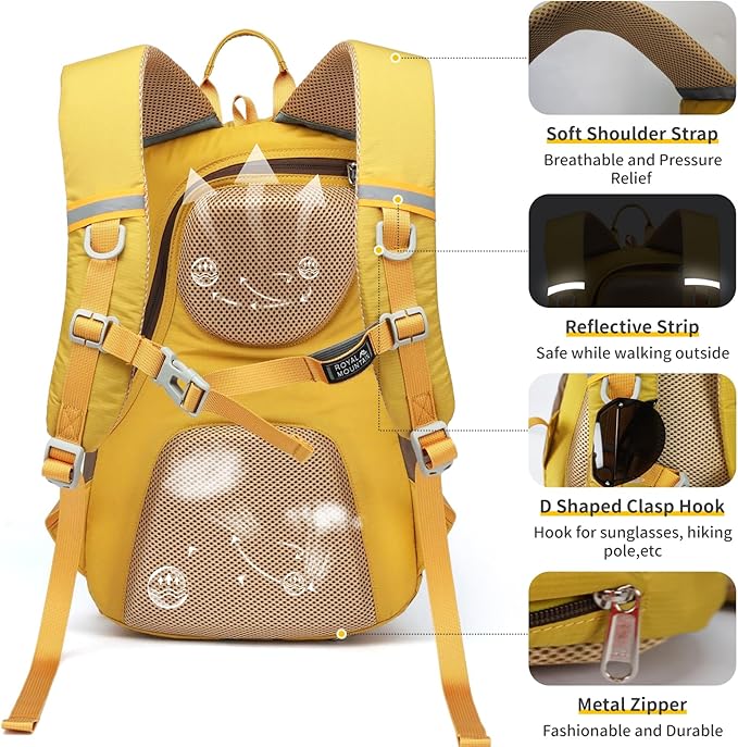 Mochila Pequeña de Senderismo 20L Impermeable Ligera miniatura 5