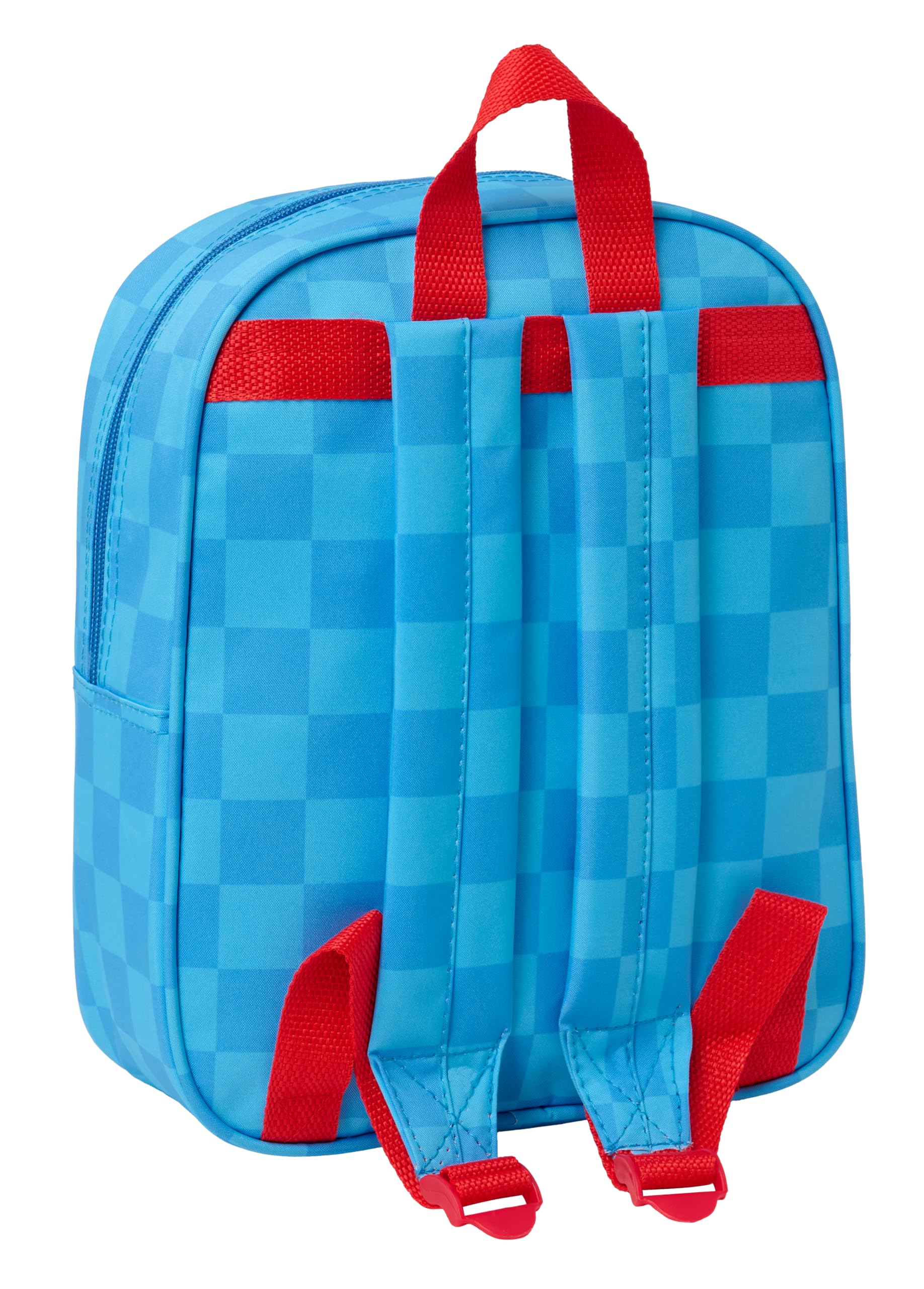 safta MICKEY MOUSE 3D - Zaino per asilo 3D, adattabile al carrello, facile da pulire, ideale per bambini di diverse età, comodo e versatile, qualità e resistenza, 22 x 10 x 27 cm, blu, M, Casual