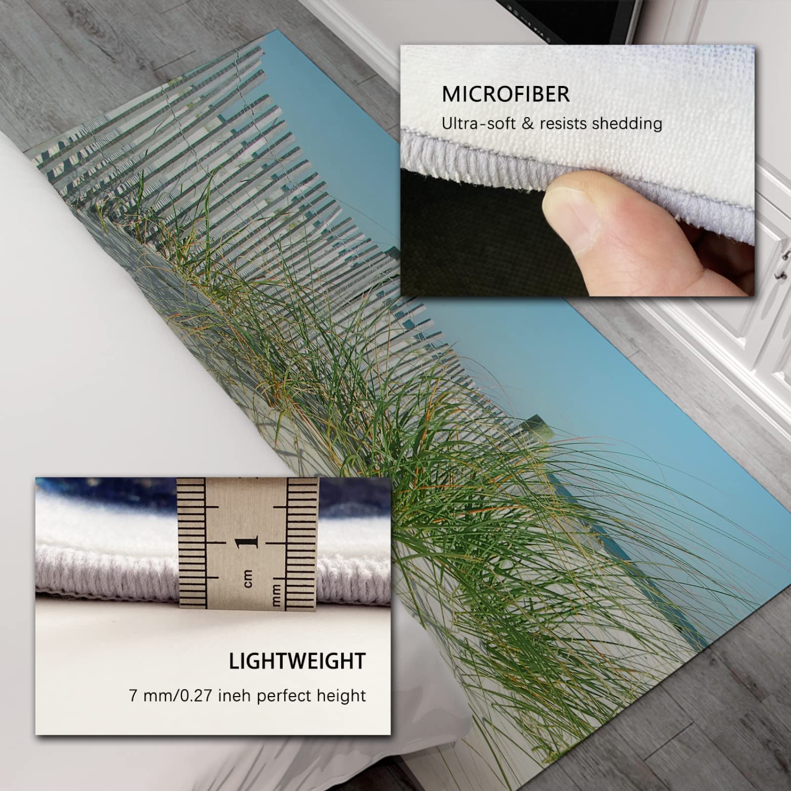 Lato do wnętrz nowoczesny współczesny dywanik plaże trawa dywan maty podłogowe plaża płot wzór salon sypialnia biuro obszar dywaniki 13 cm x 20 cm