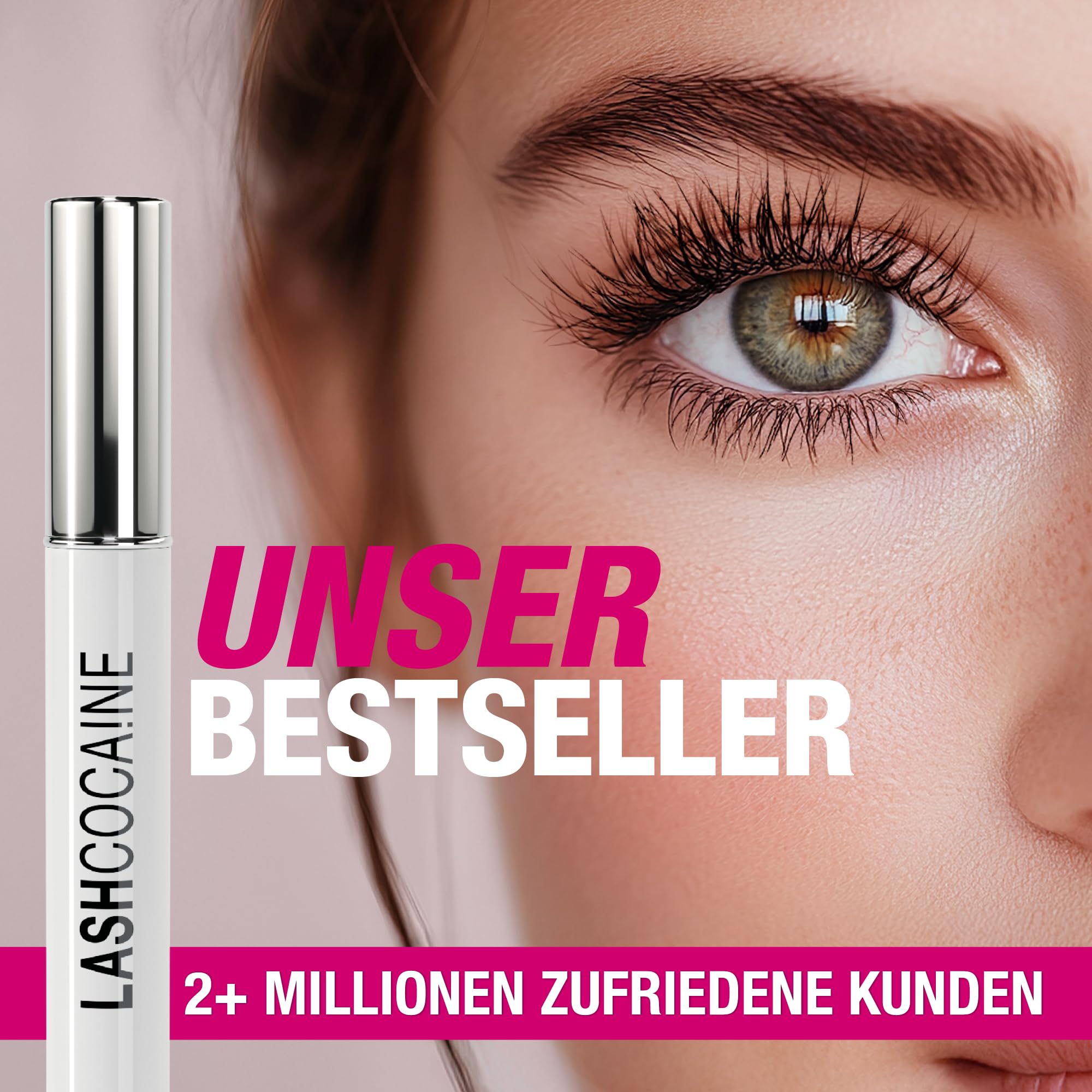 LASHCOCA!NE PROFI Wimpernserum – Das virale Original für lange & volle Wimpern – Wimpernbooster mit PRO-Formel & 2-fach Wirkansatz – Vegan – Ultimativer Testsieger – Made in Germany by Svenja Walberg - 4