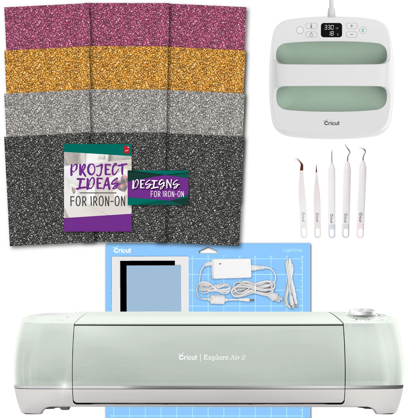 Amazon.co.jp: Cricut Explore Air 2 Mint Cricut Easy Press 2 Mint 