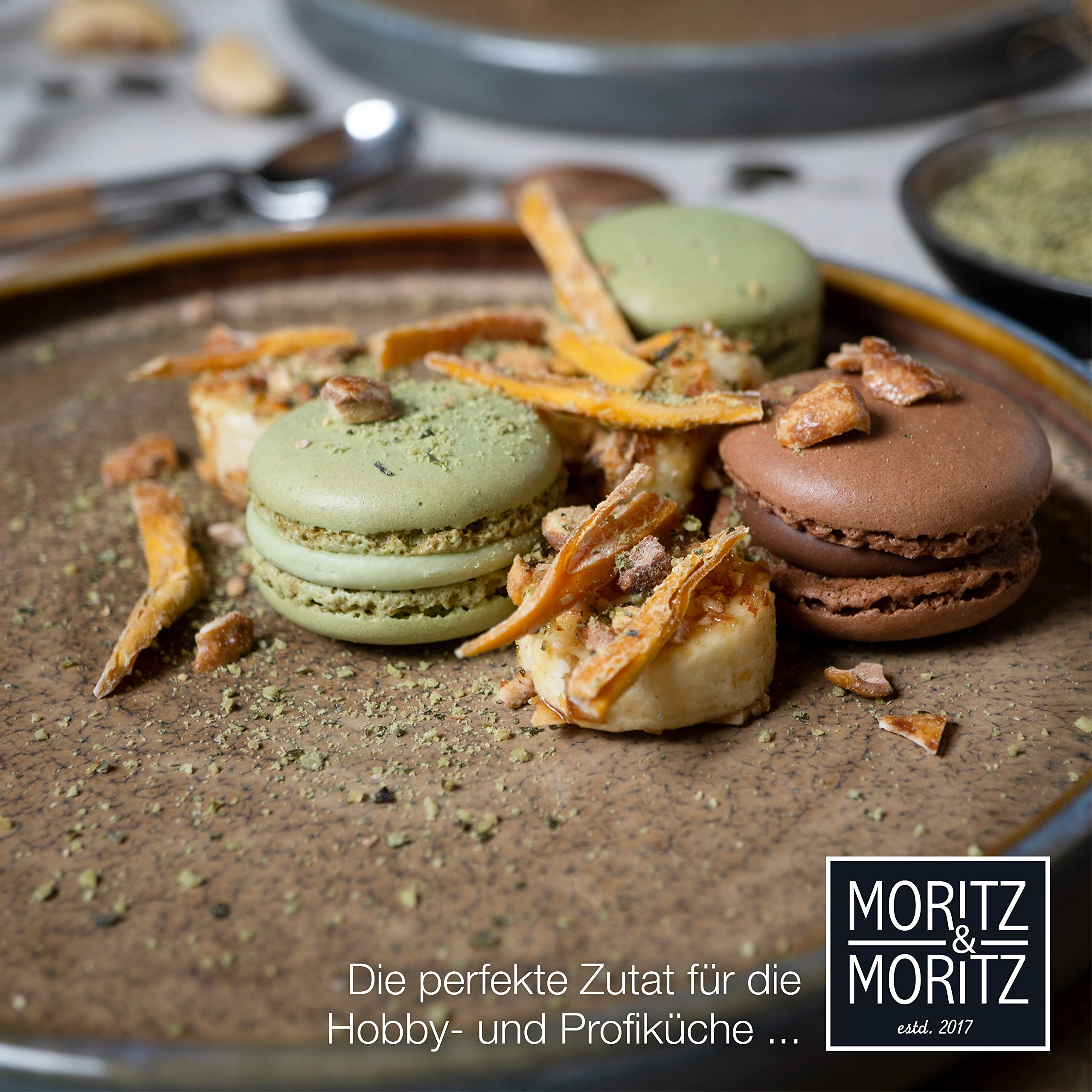 Moritz & Moritz SOLID 4x Kleine Teller 21 cm - Steinzeug Teller Set als Dessertteller, Kuchenteller, Frühstücksteller - Geschirr Set zum Servieren