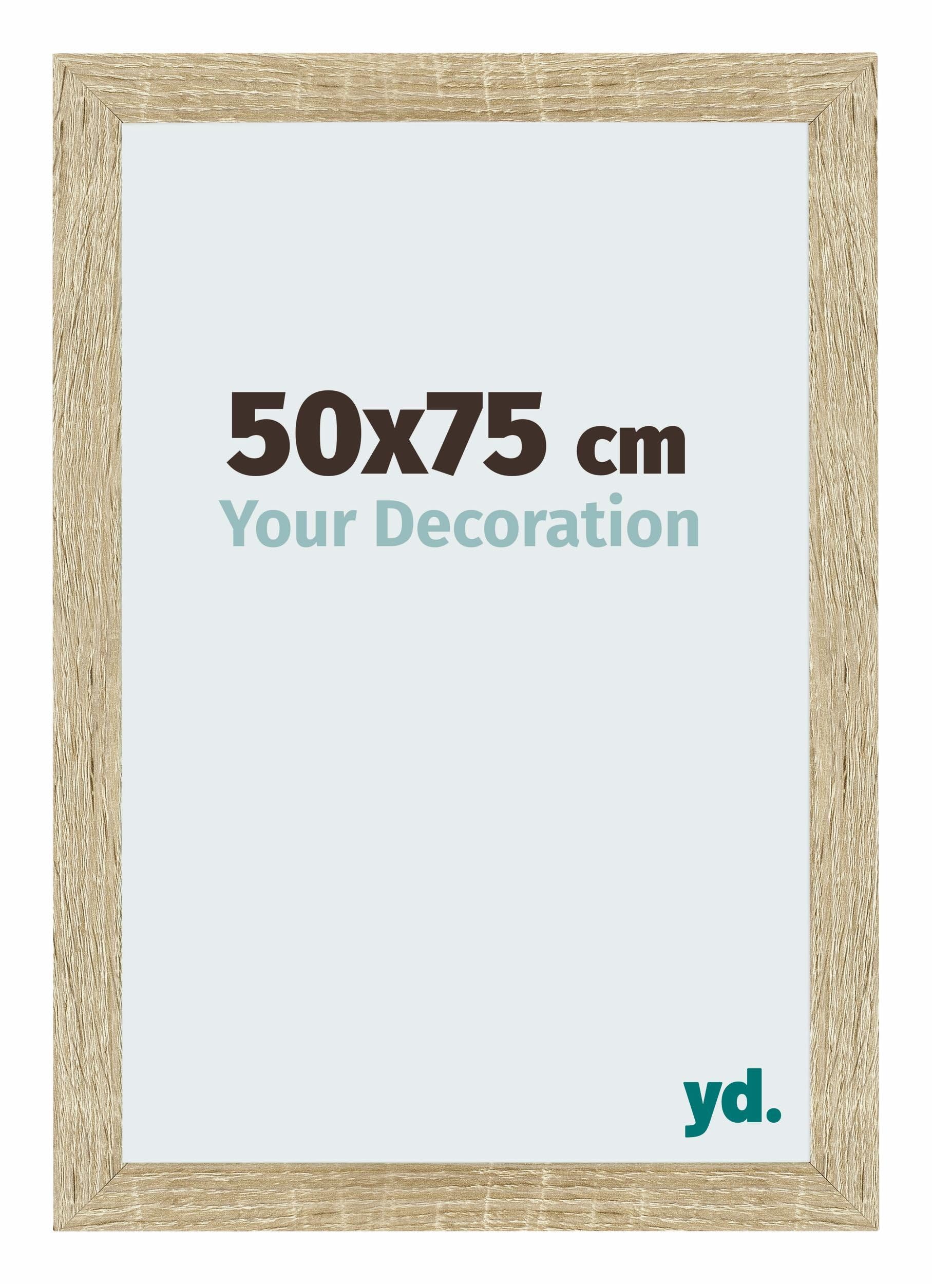 Your Decoration - Puzzle frame 50x75 - Sonoma Oak - Puzzle frame 500-1000 Pieces - MDF Photoframe - Mura