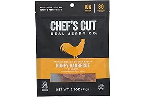 Chef's Cut Tender and Real Chicken Jerky: Delightful Honey Barbeque Flavor