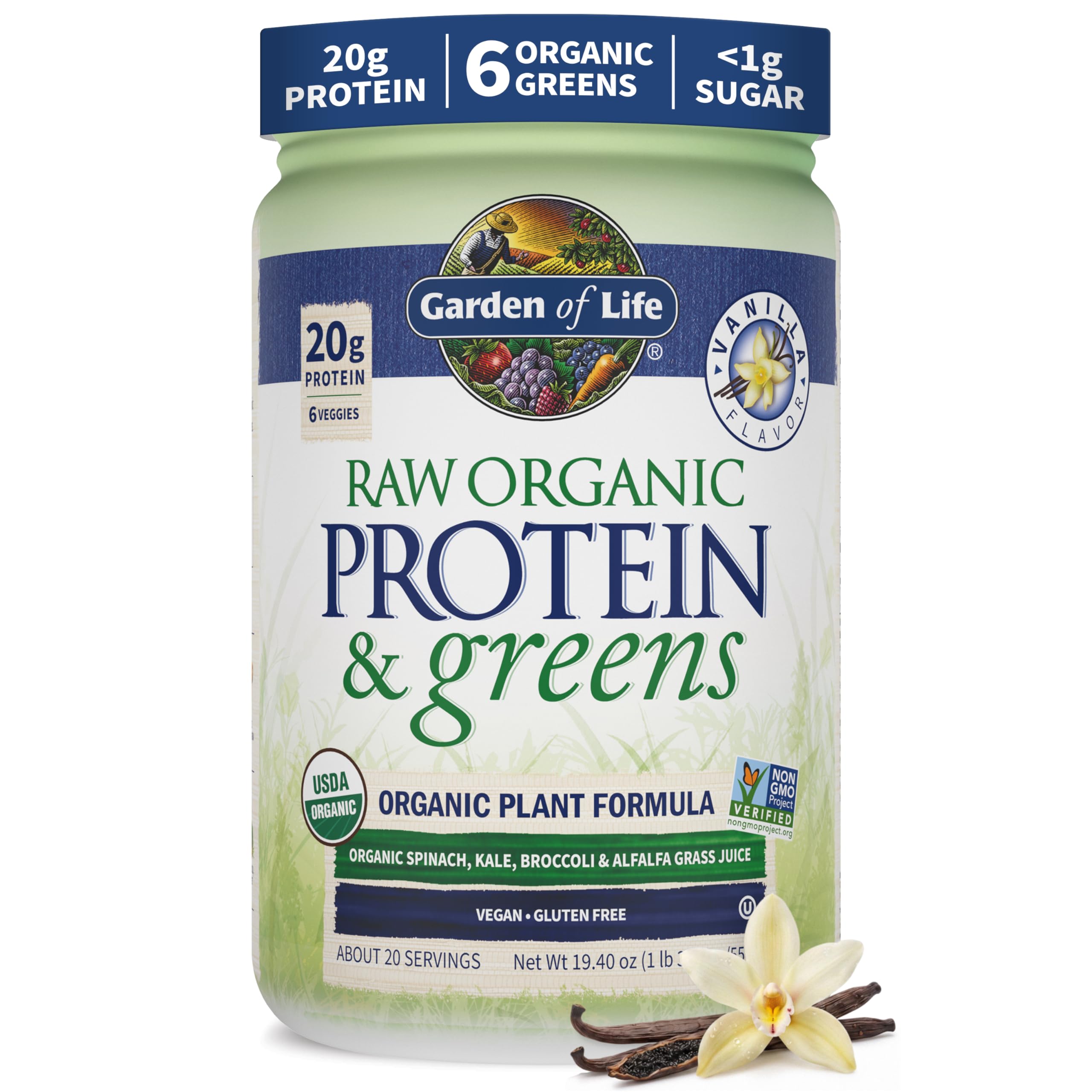 Garden of Life Raw Protein & Greens Vanilla