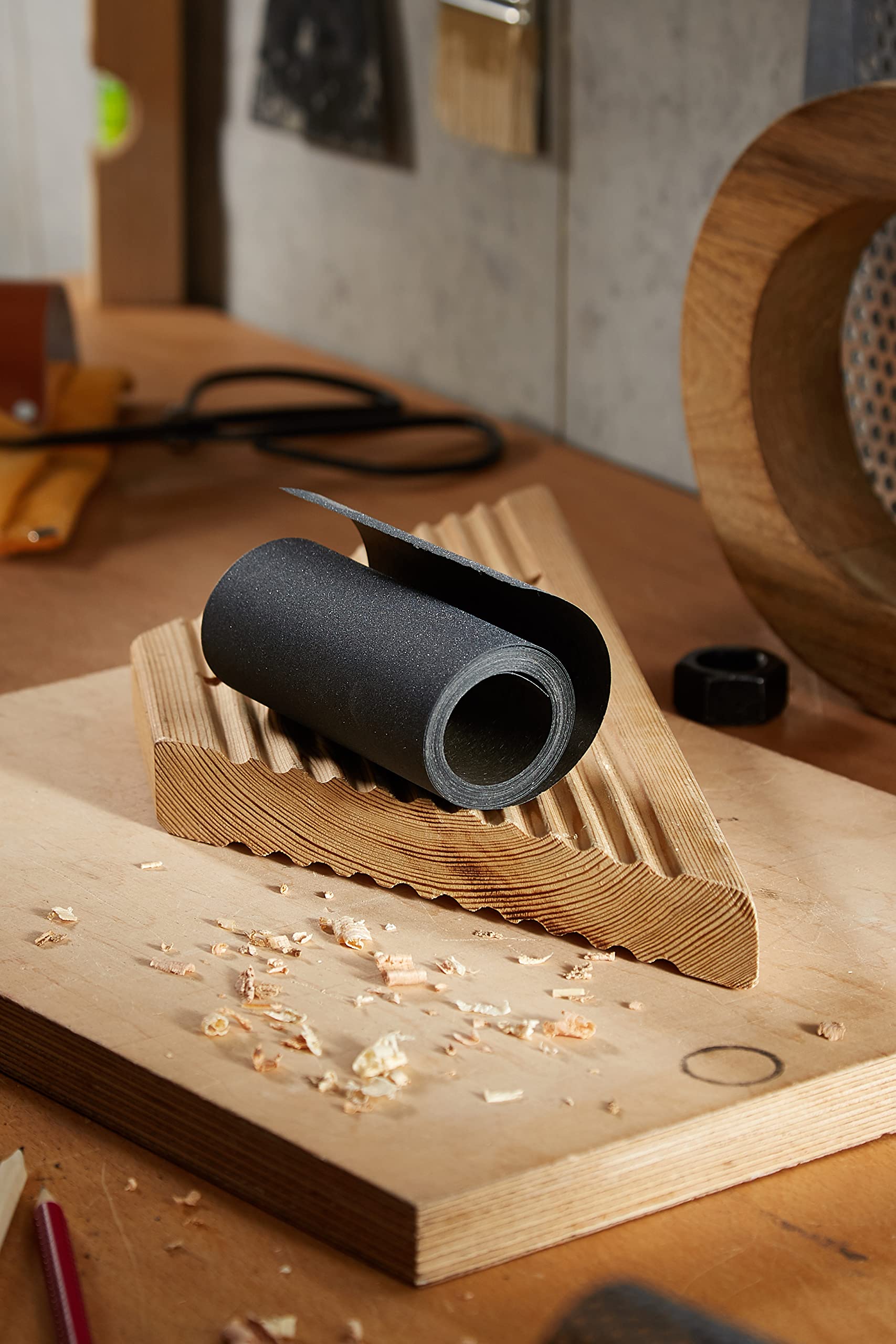 Rotolo Carta Abrasiva Lion Refinish - 115mm X 25 Metri, Grana 400 Per Carrozzeria - Foto 2