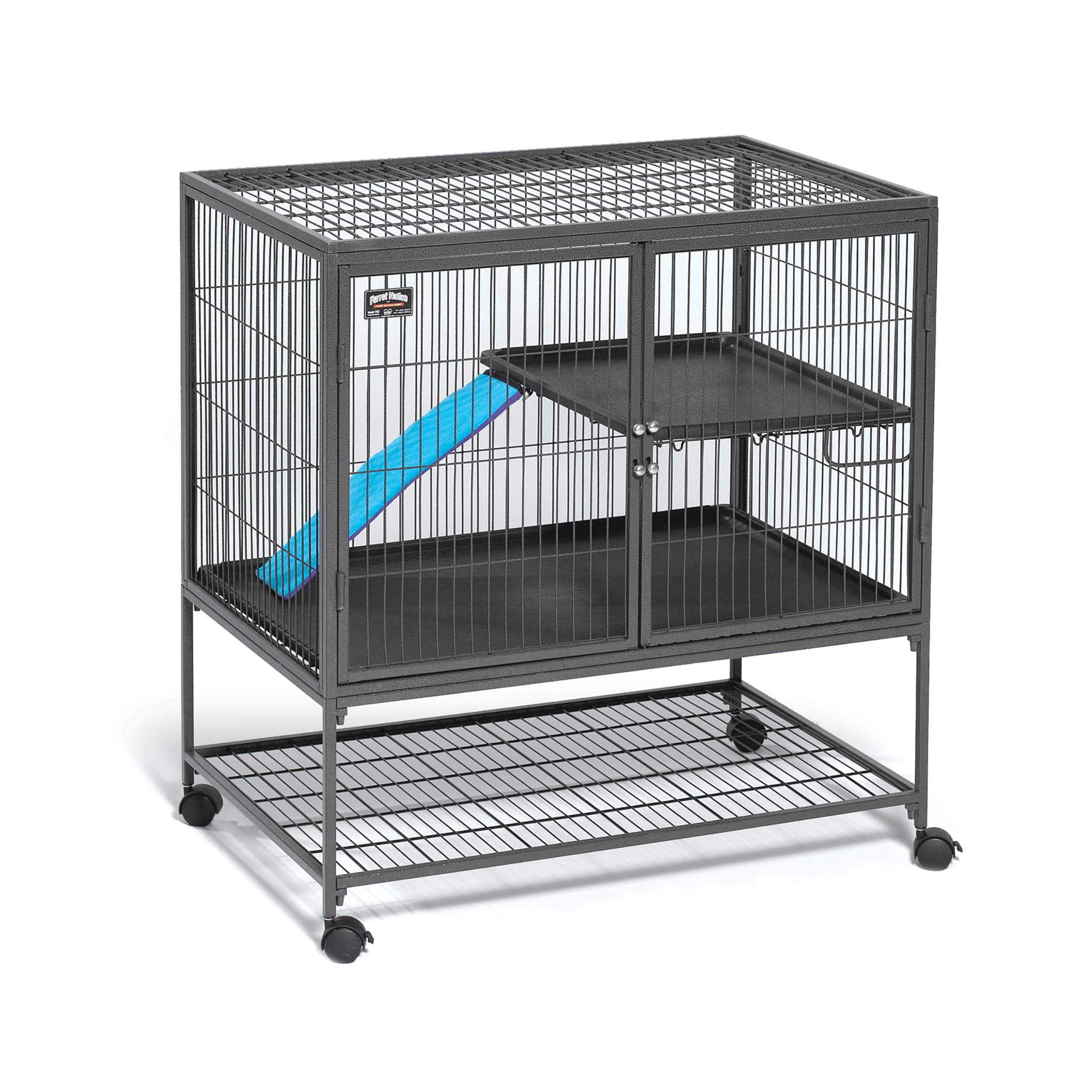 MidWest Homes for Pets Gabbia deluxe Ferret Nation per piccoli animali, da uno, misure: 91,44 x 60,96 cm (Lu x La), modello 181, grigio quarzo