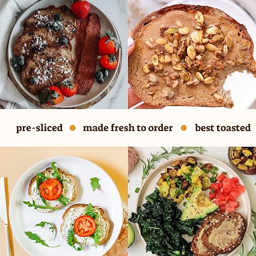 Miniatura 5 de Young Kobras Pan de masa madre de higo orgánico sin gluten (paquete de 2)  Apto para alérgenos, vegano, sin gomas, ingredientes simples y hecho