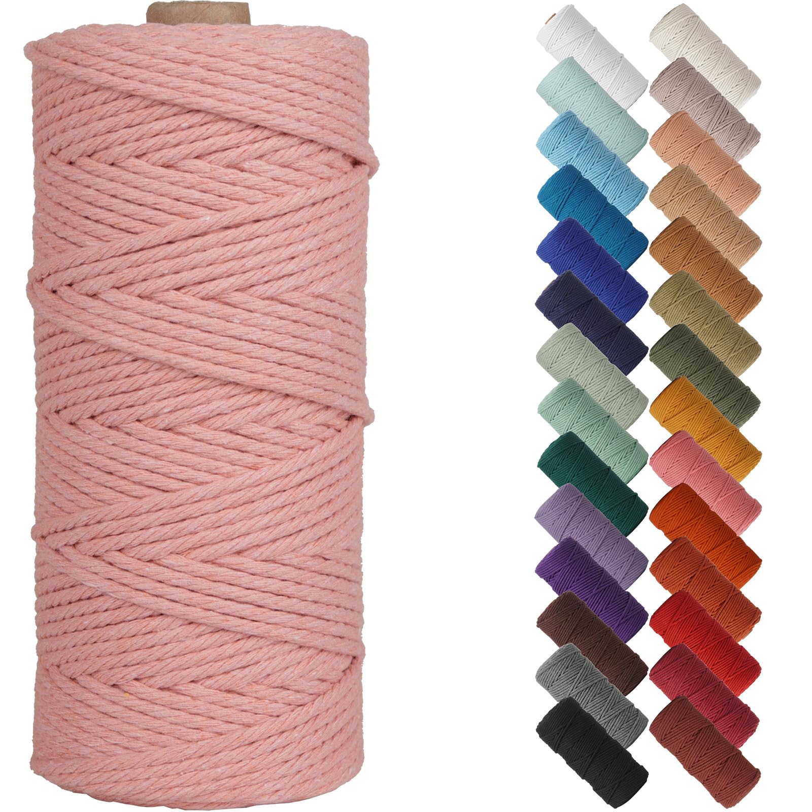 NOANTA - Cuerda De Macramé Color Beige Natural, 5/32 Pulgada