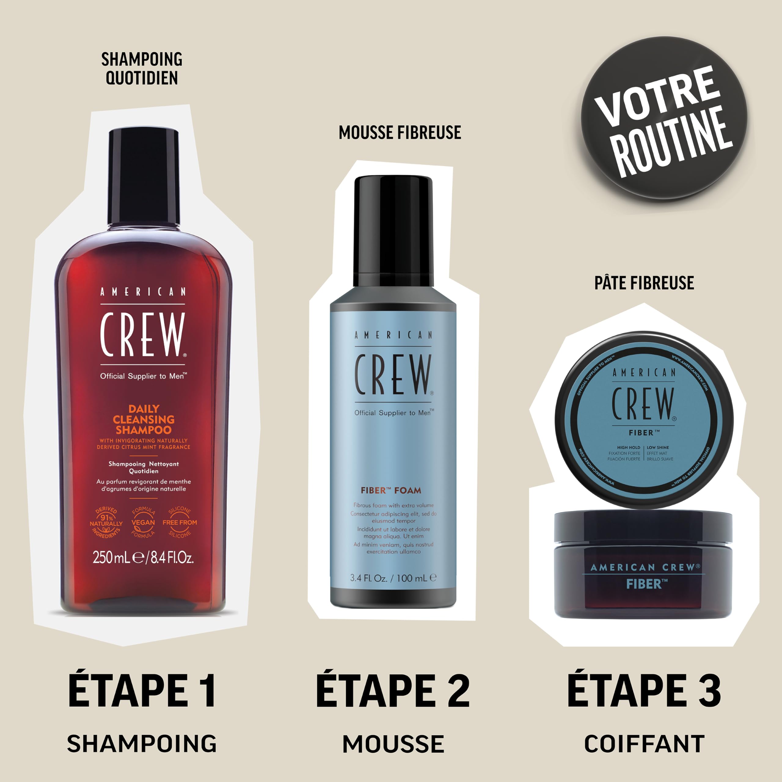 American Crew Boost Powder Poudre Coiffante Homme 20g | Finition mate volumisante qui sculpte des coiffures flexibles longue durée, tous types de cheveux, parfum Aqua.