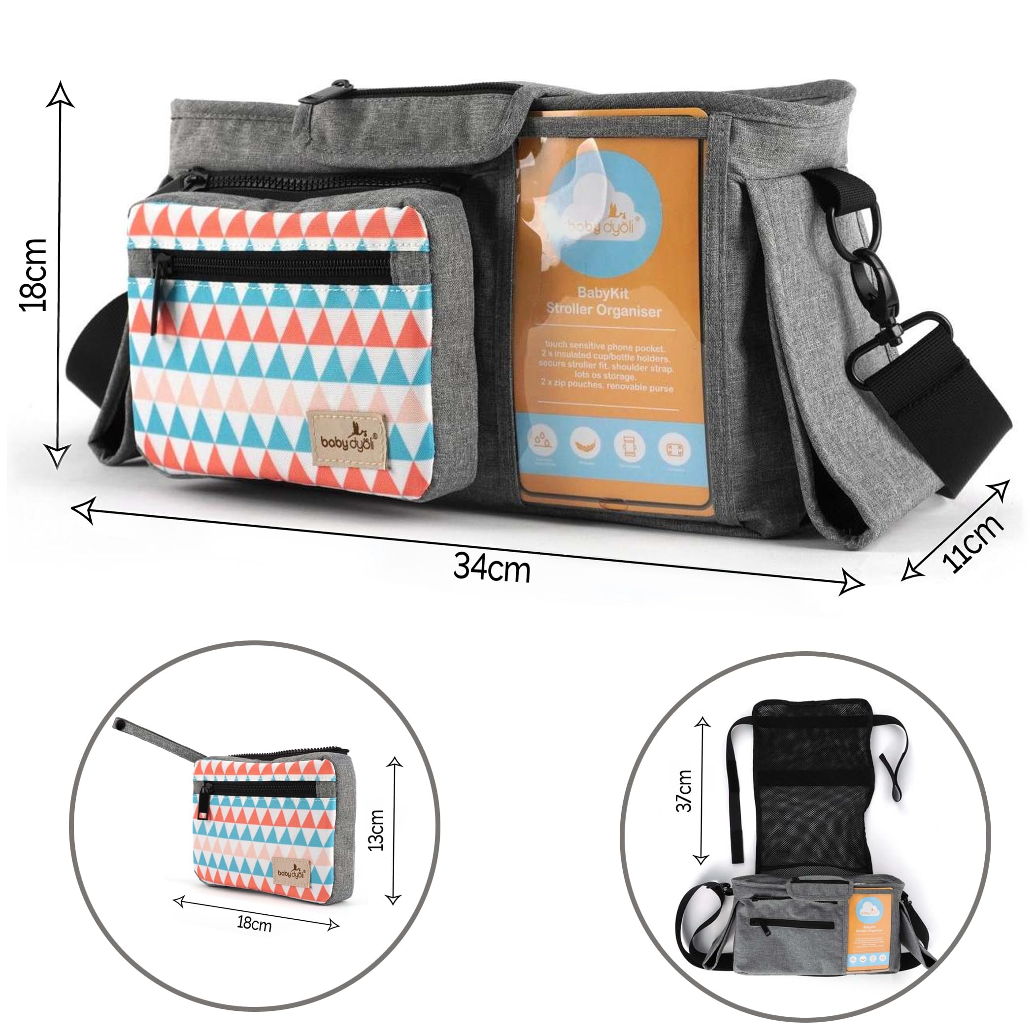 Accessoire Parents Nouveau-né Porte-Documents Baby Dyoli - Organisateur Gris Pour Papiers De Bébé - Cadeau Nouveau-Né Pratique Carnet De Voyage Accessoire Parents Nouveau-né Porte-Documents Baby Dyoli - Organisateur Gris Pour Papiers De Bébé - Cadeau Nouveau-Né Pratique Carnet De Voyage