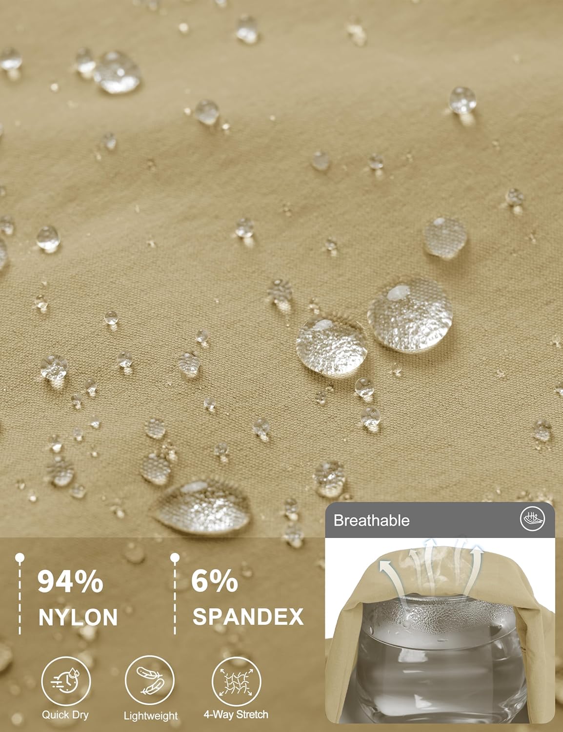 MAGCOMSEN Women's 7" Hiking Cargo Shorts Quick Dry Lightweight Golf Athlectic Casual Trendy Shorts with 5 Pockets - Image 5