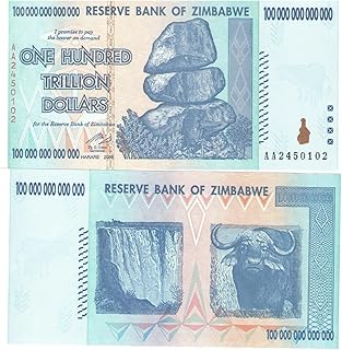 Spectrum Store 100 Trillion Zimbabwe Dollars Note, 2008 UNC ZWR Collectible - Foreign Paper Note - Foreign Notes