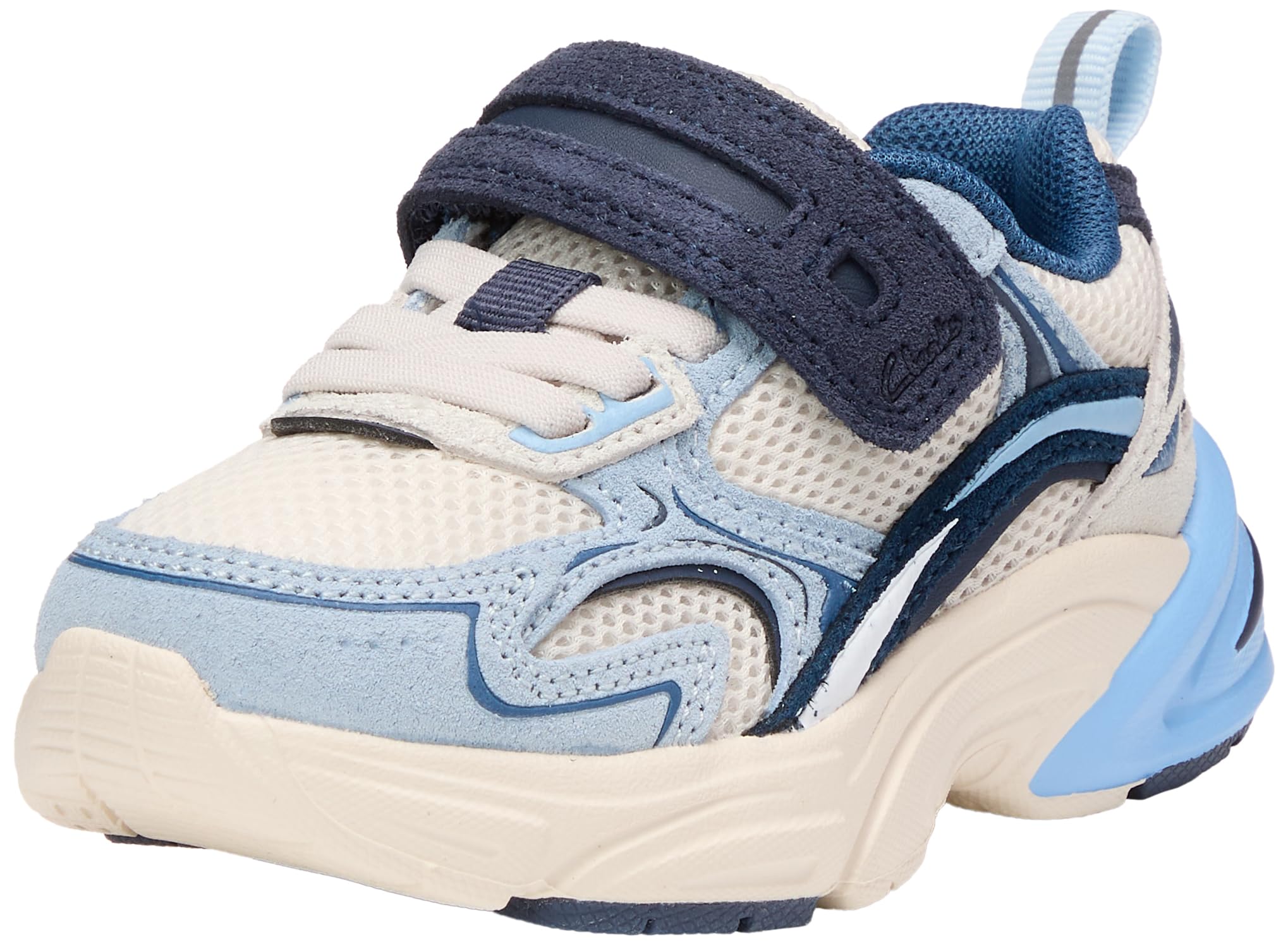 Clarks CraftonVibe T Childrens Pale Blue Combi, 4