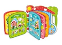 Clementoni Baby Scopro Il Mondo in 100 Words, Educational Game for Children 1-4 Years, Early Childhood Book 10 Interactive Pages for Learning New Vocabulary in Italian and English, Italian Language,